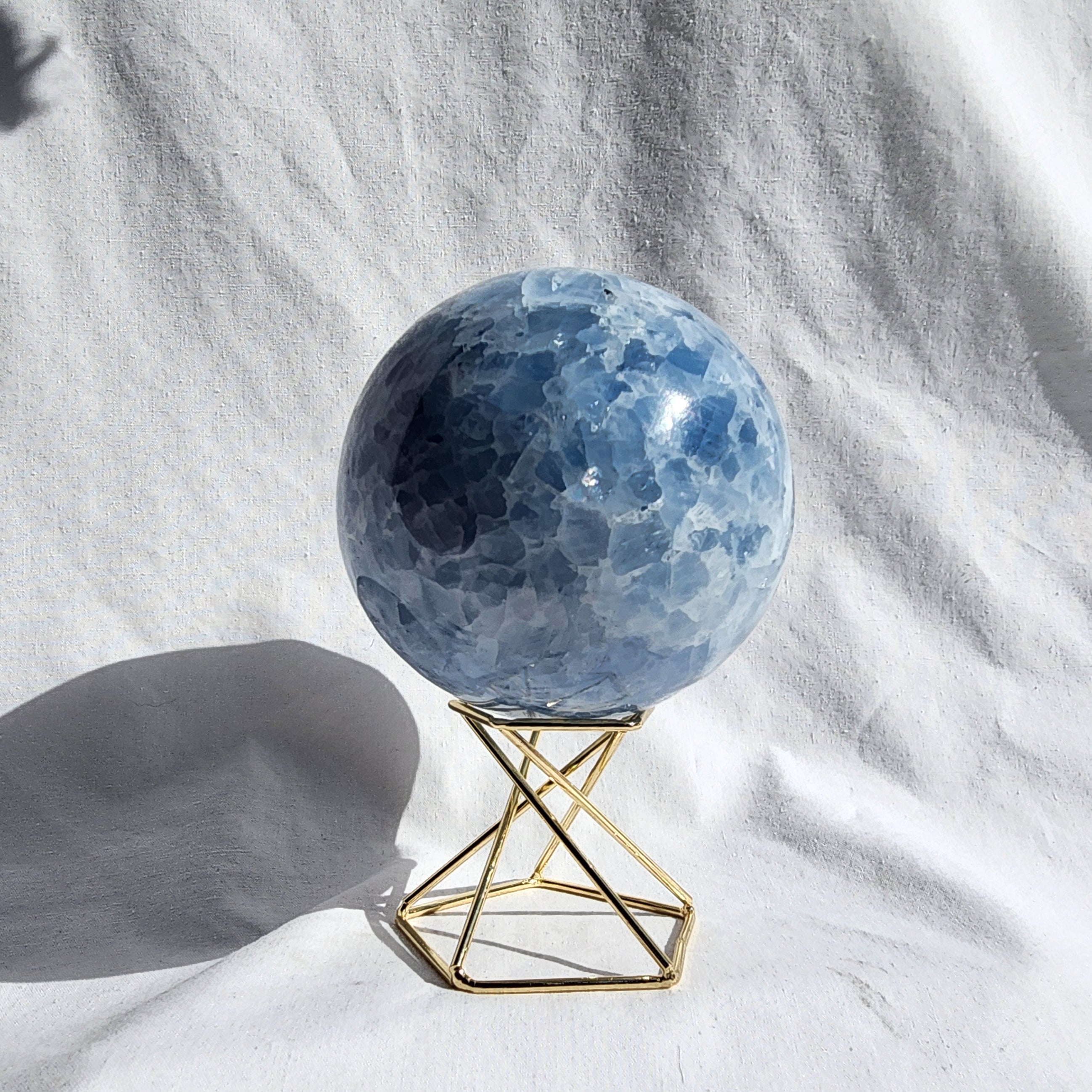 Blue Calcite Sphere