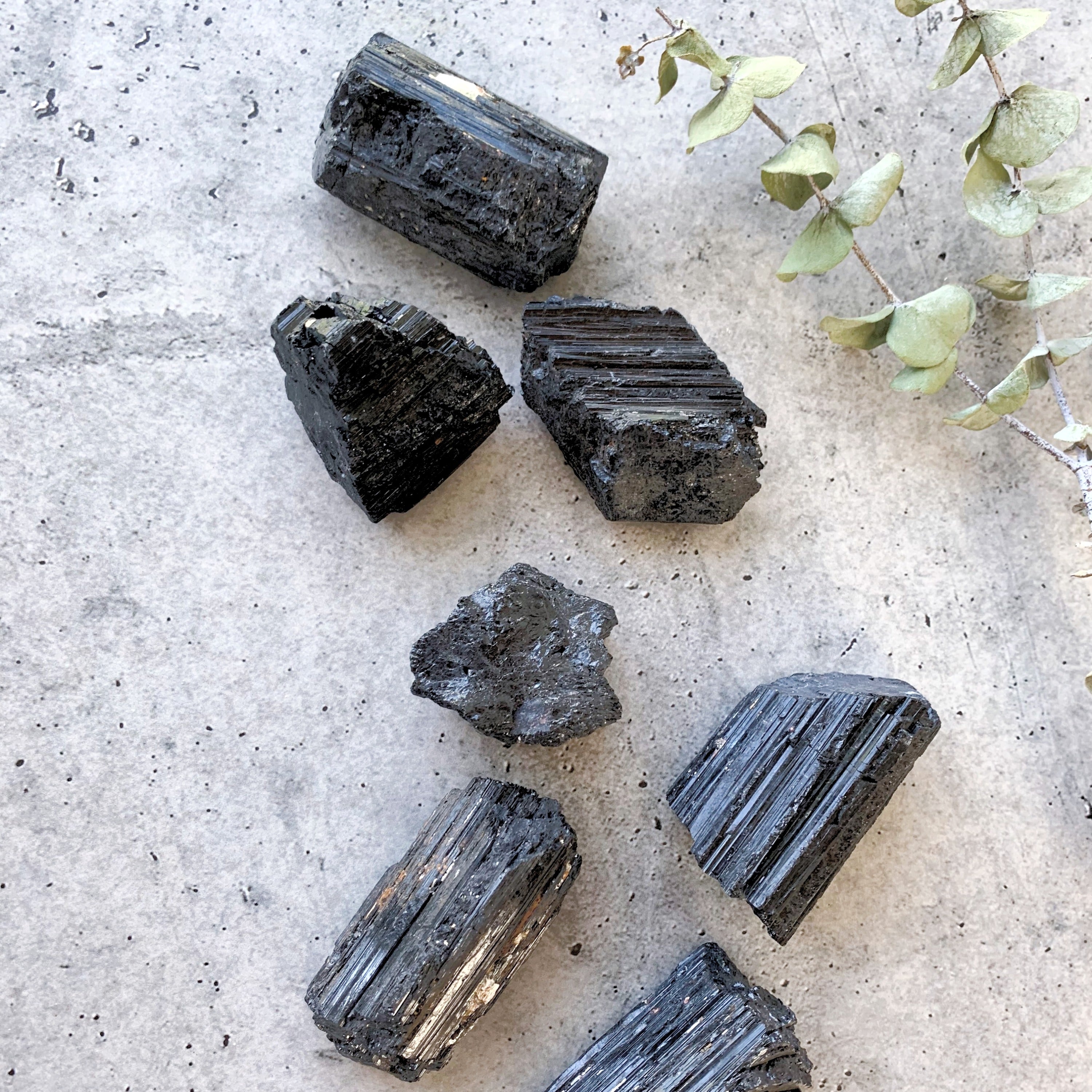 Black Tourmaline Raw | Large