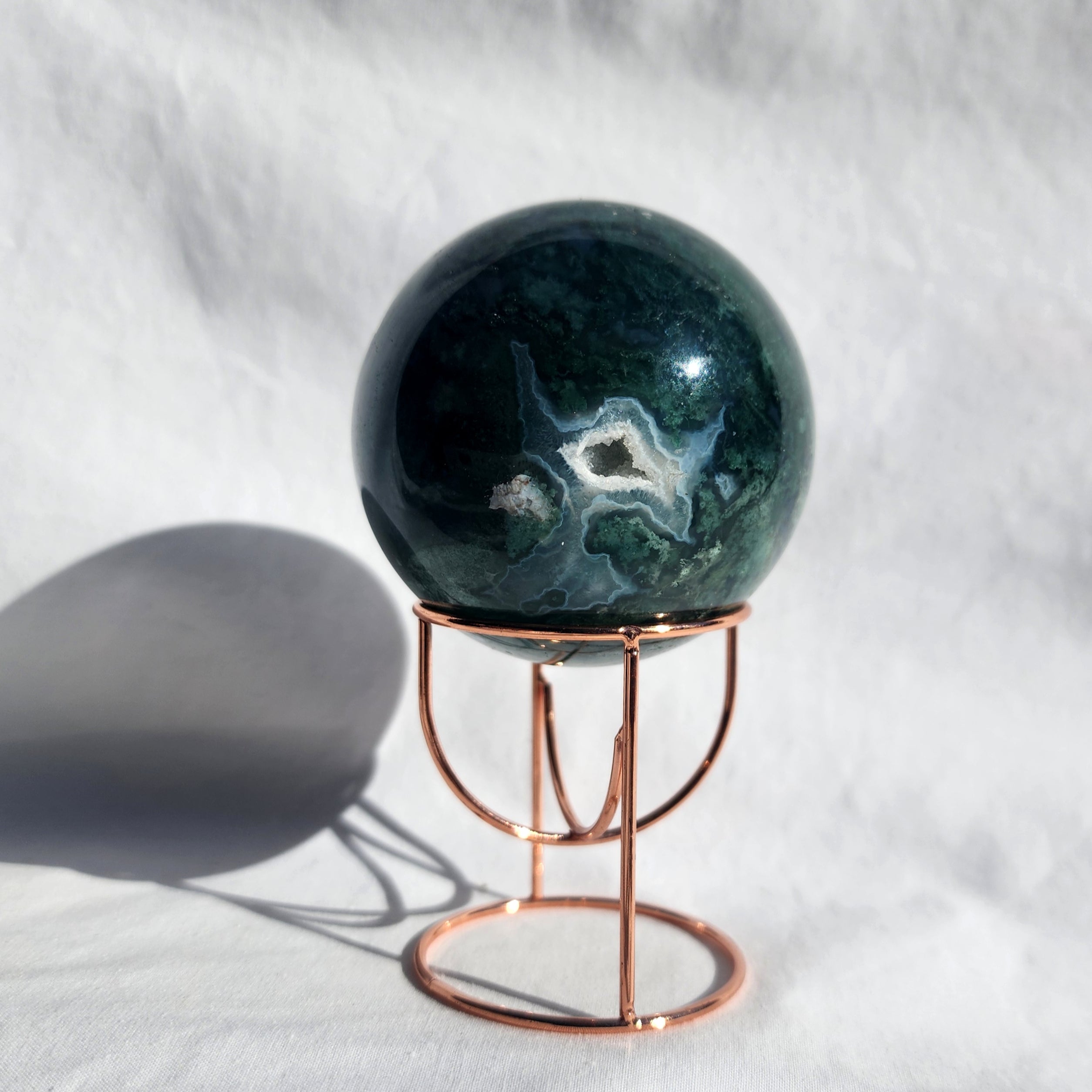 Moss Agate Sphere
