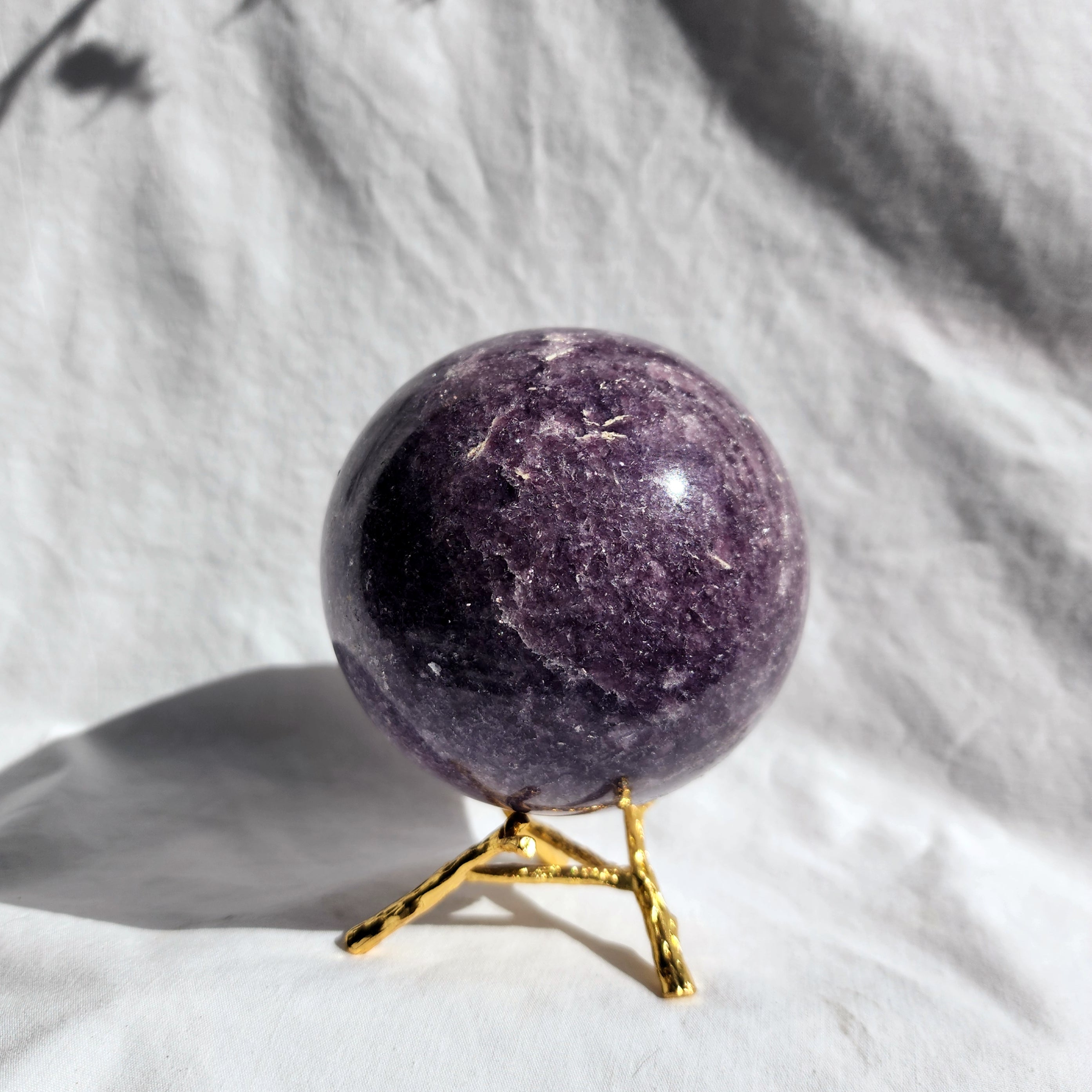 Lepidolite Sphere