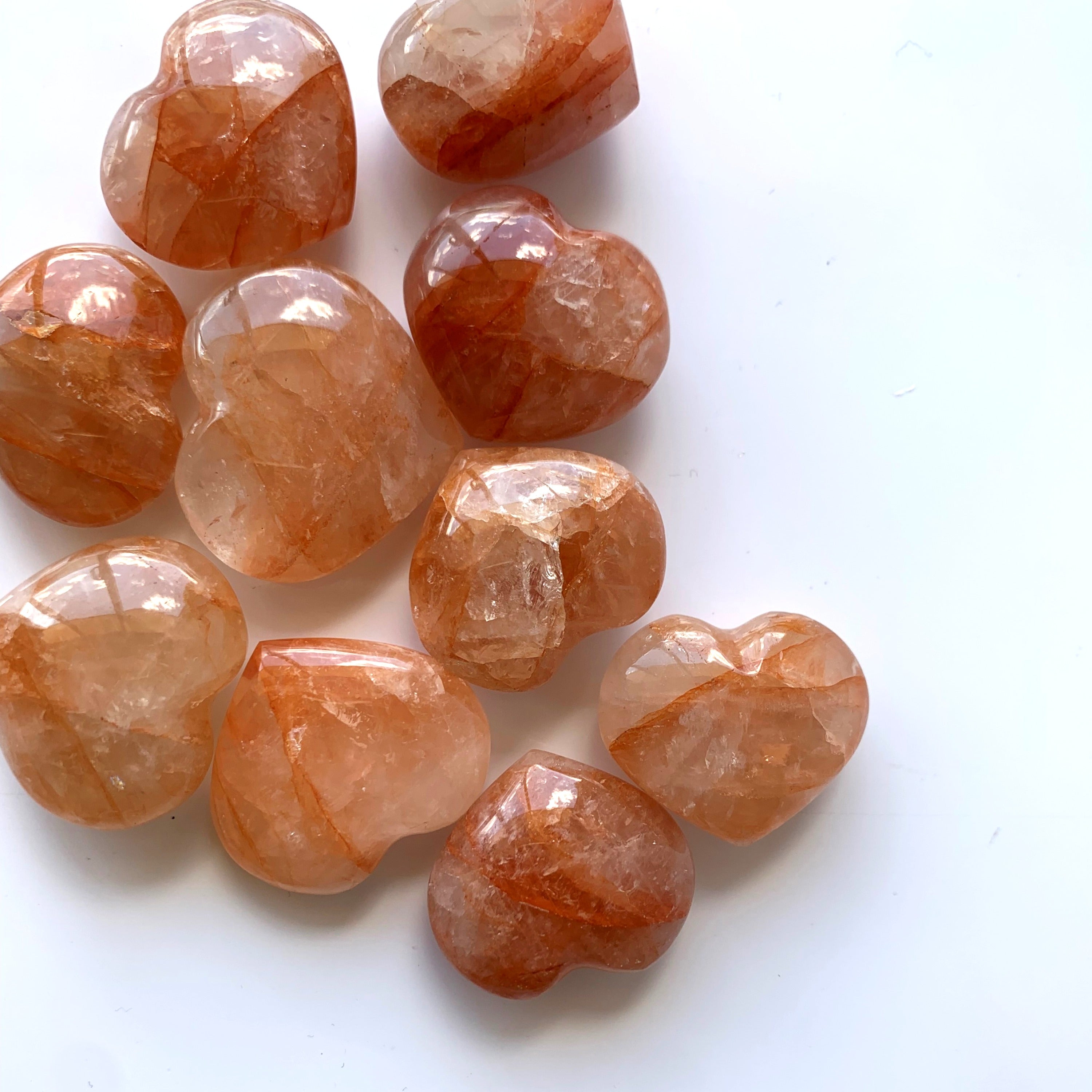 Fire Quartz Heart | Small