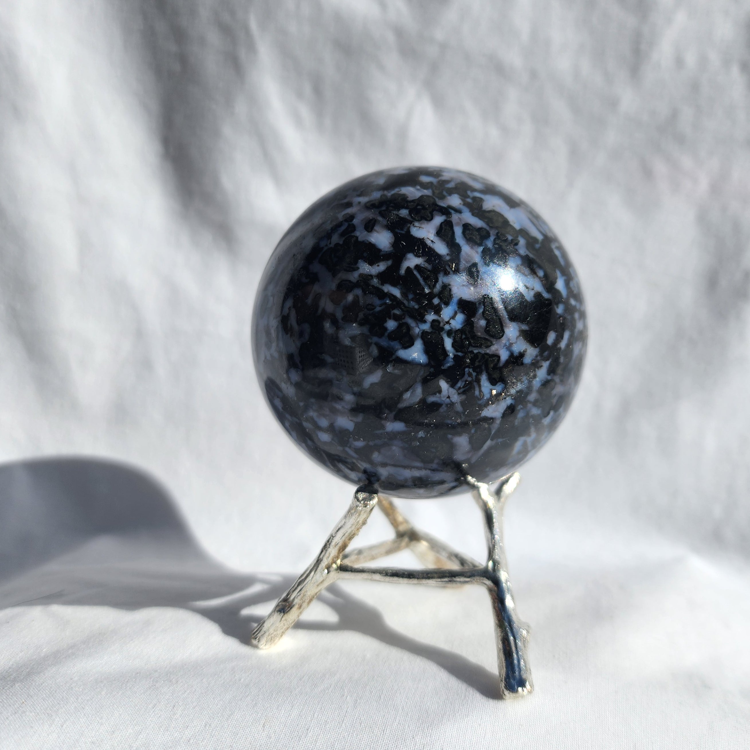 Indigo Gabbro (Mystic Merlinite) Sphere