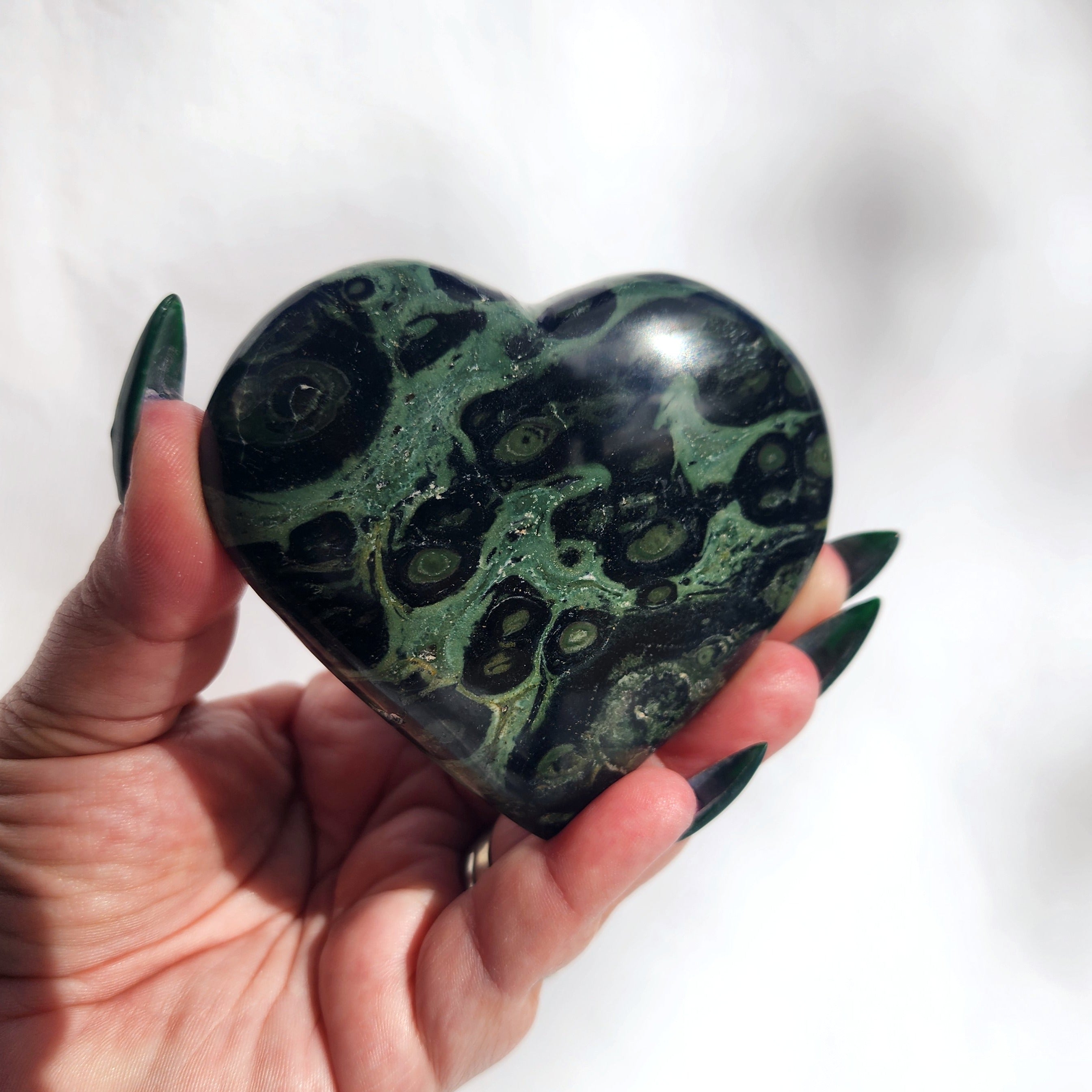 Kambaba Jasper Heart