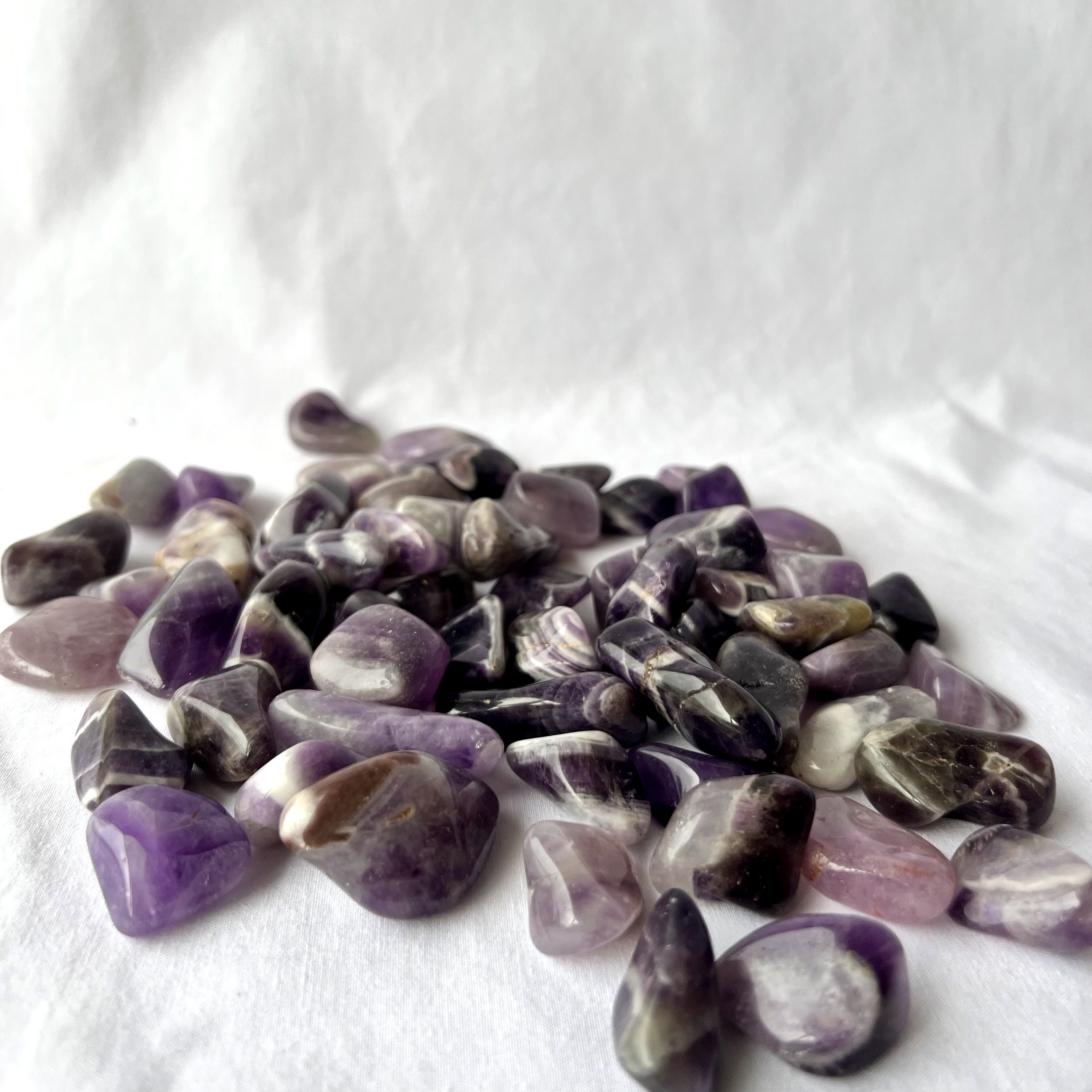Chevron Amethyst Tumble