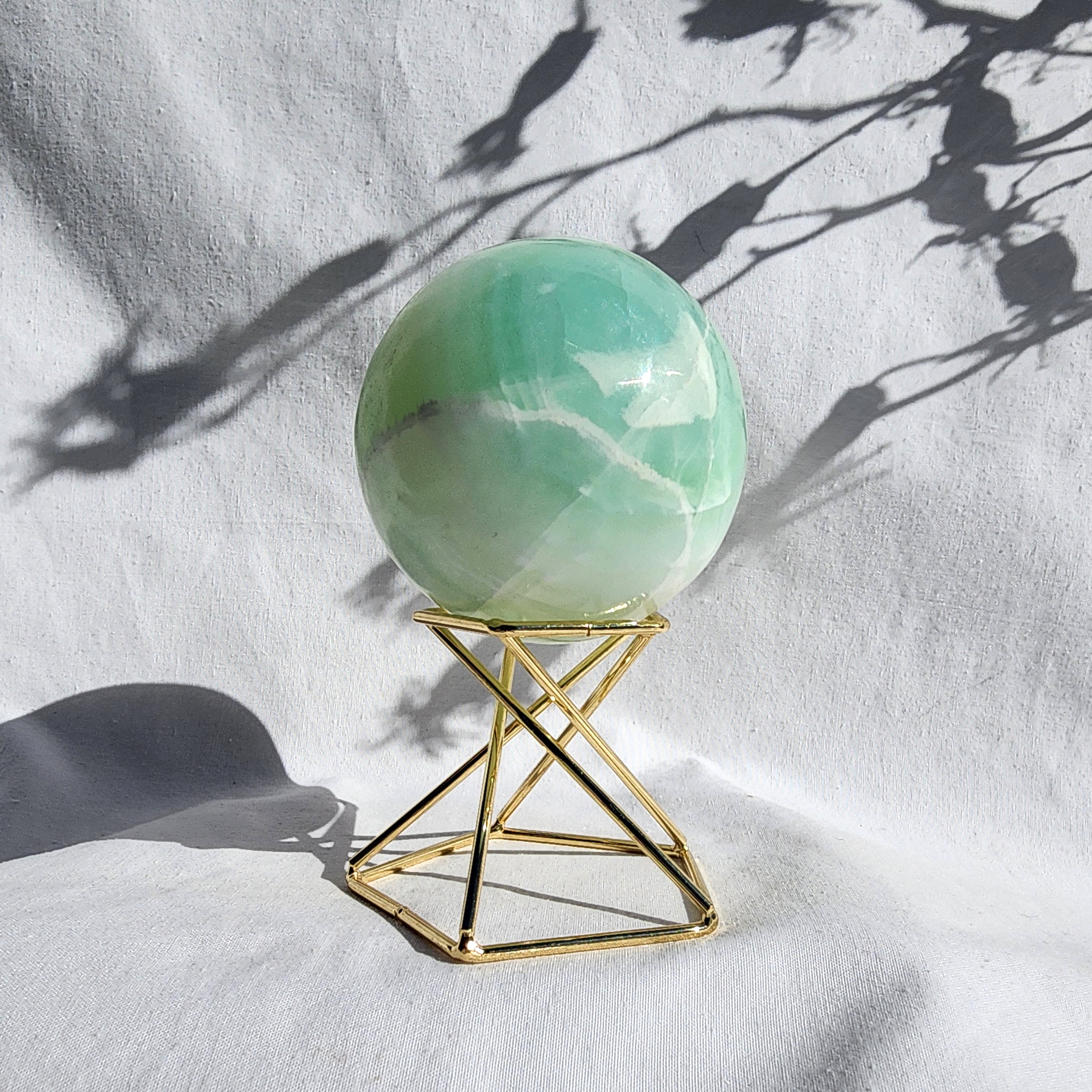 Pistachio Calcite Sphere