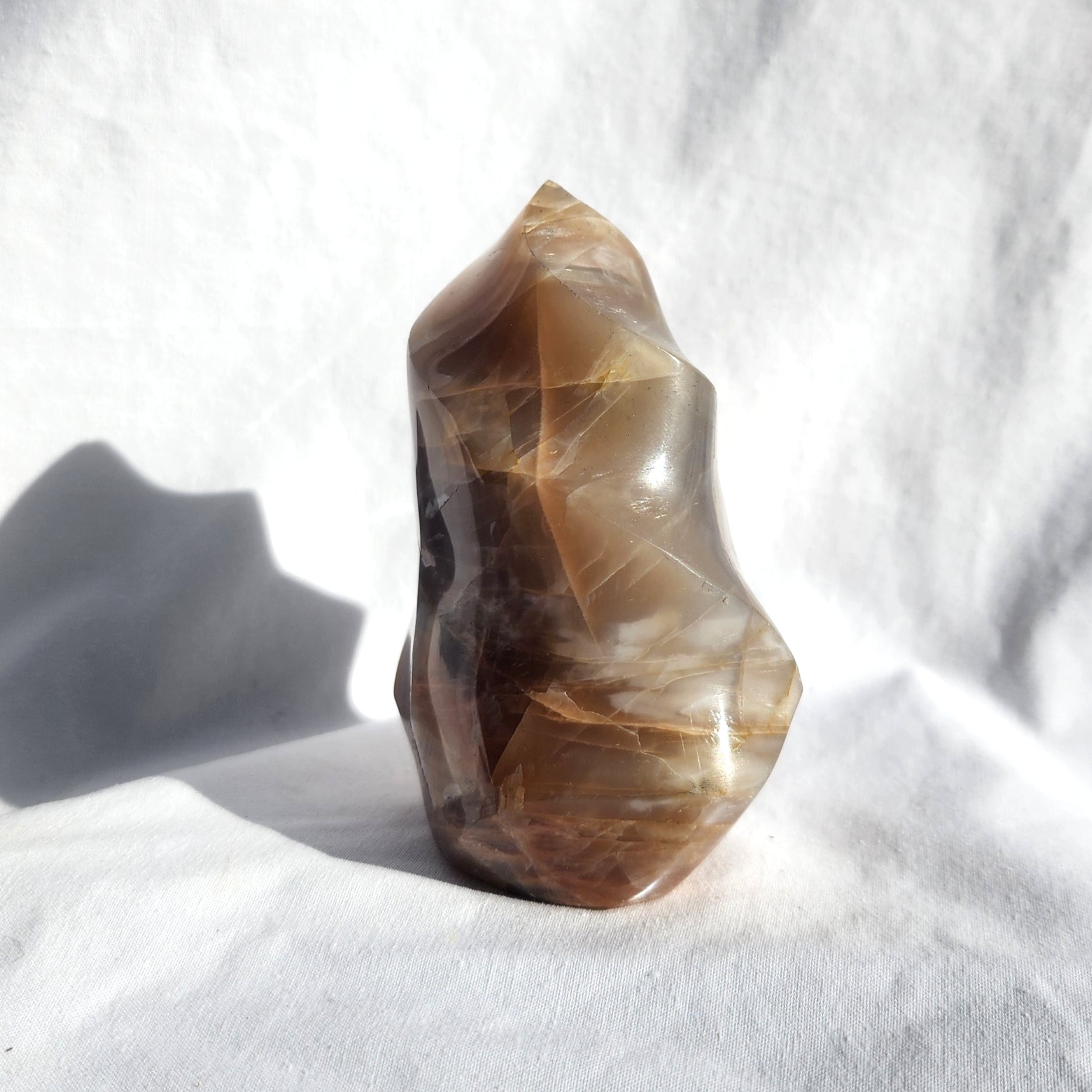 Peach Moonstone Flame