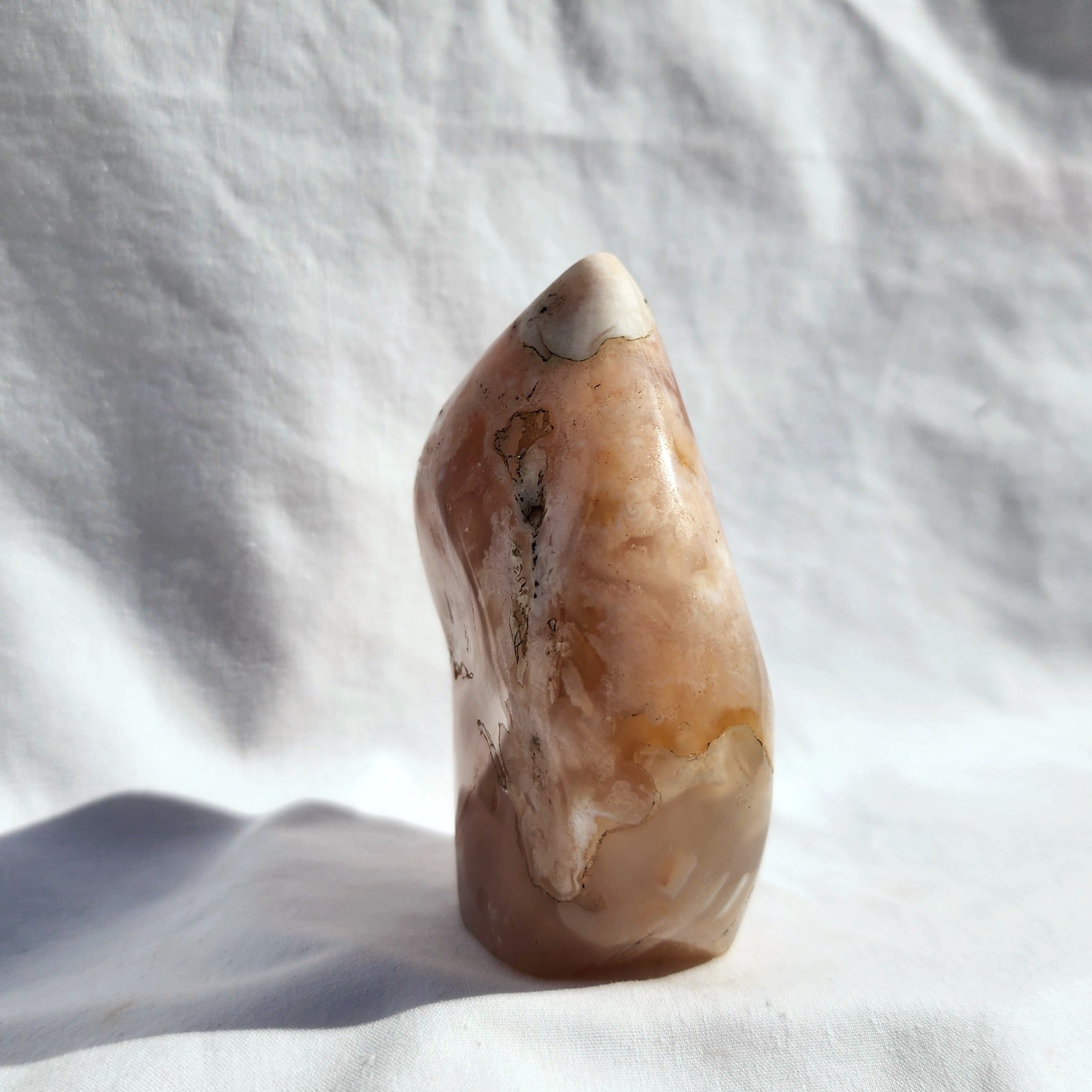 Flower Agate Freeform Flame