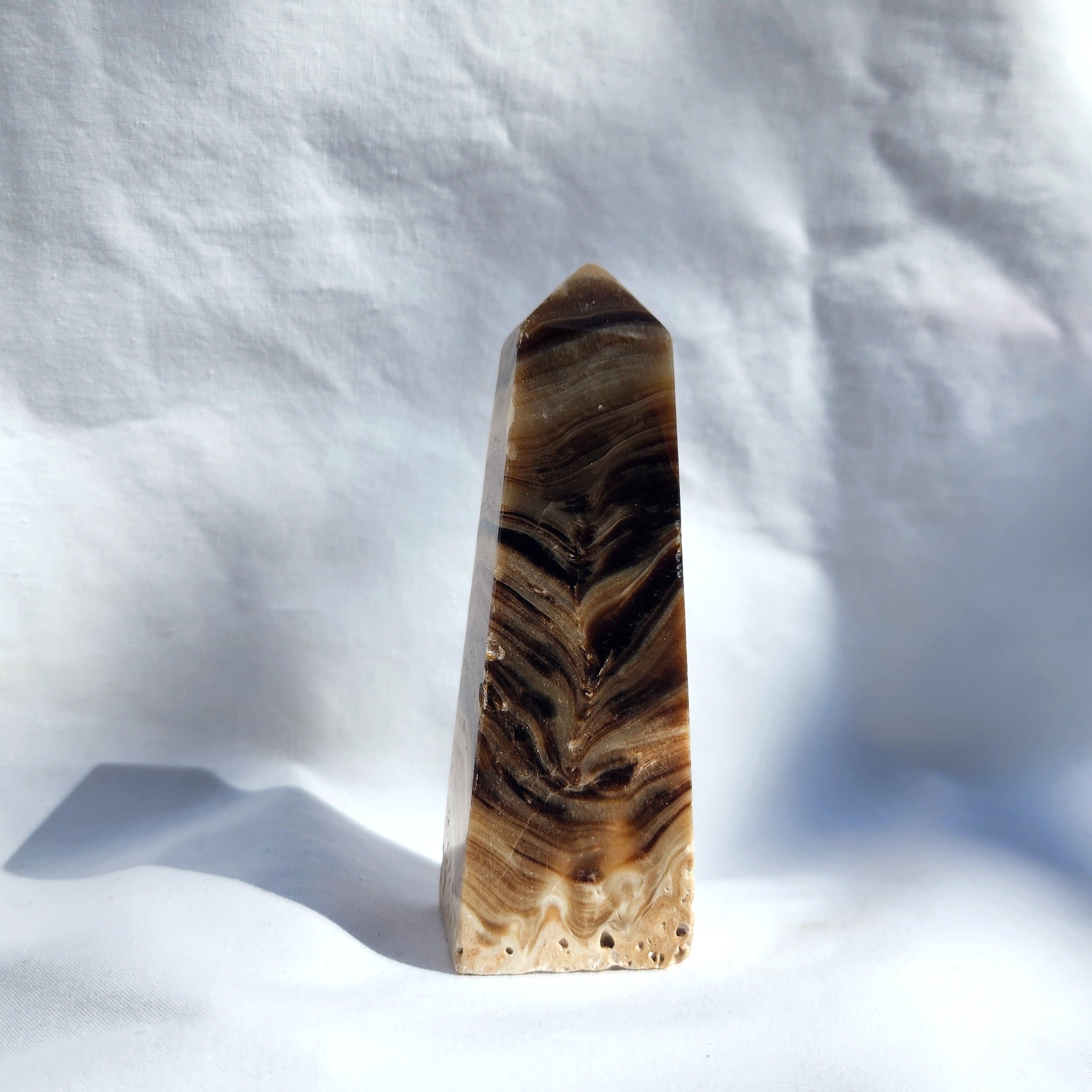 Chocolate Calcite aka Brown Aragonite Point