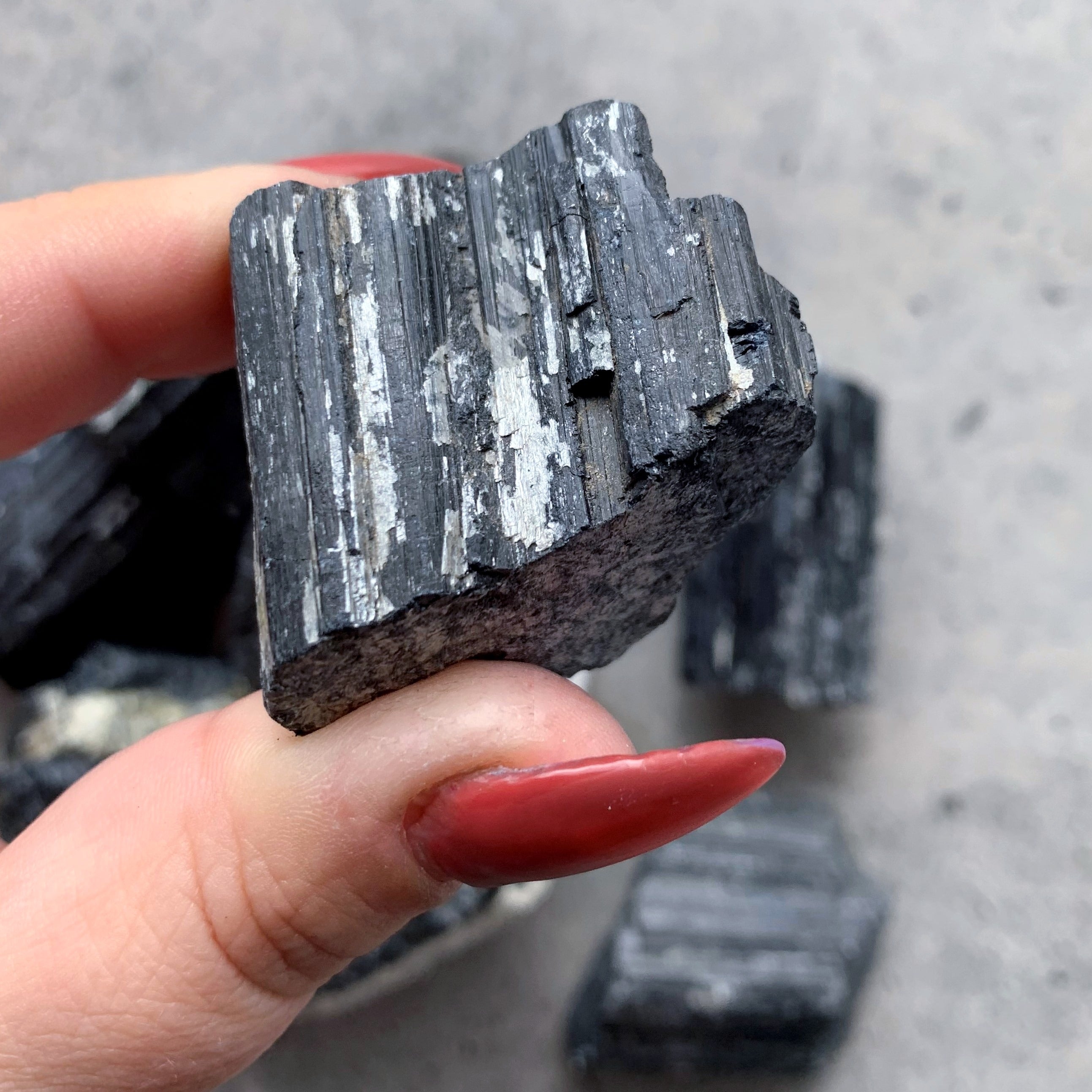 Black Tourmaline Raw | Medium