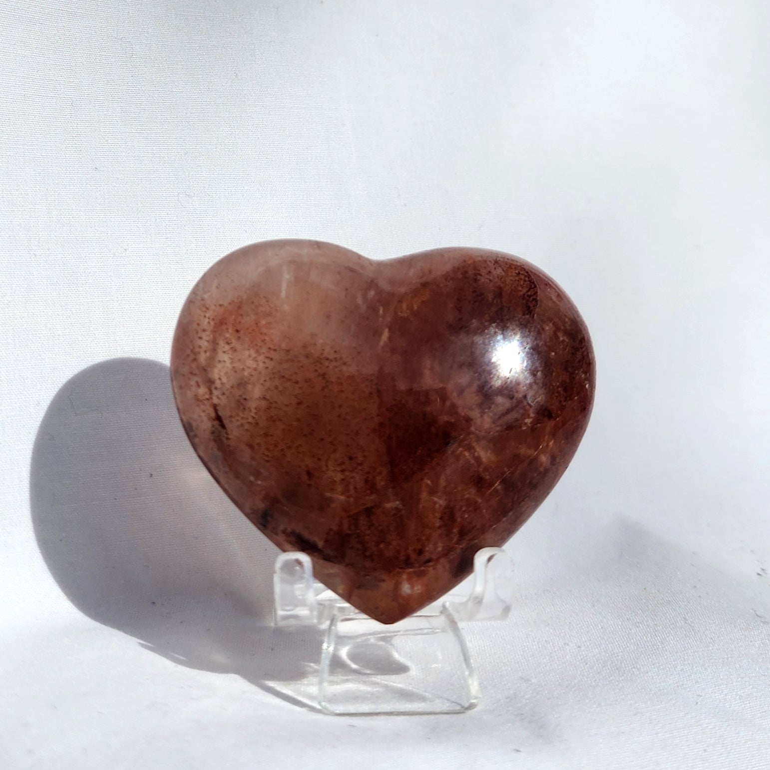 Fire Quartz Heart