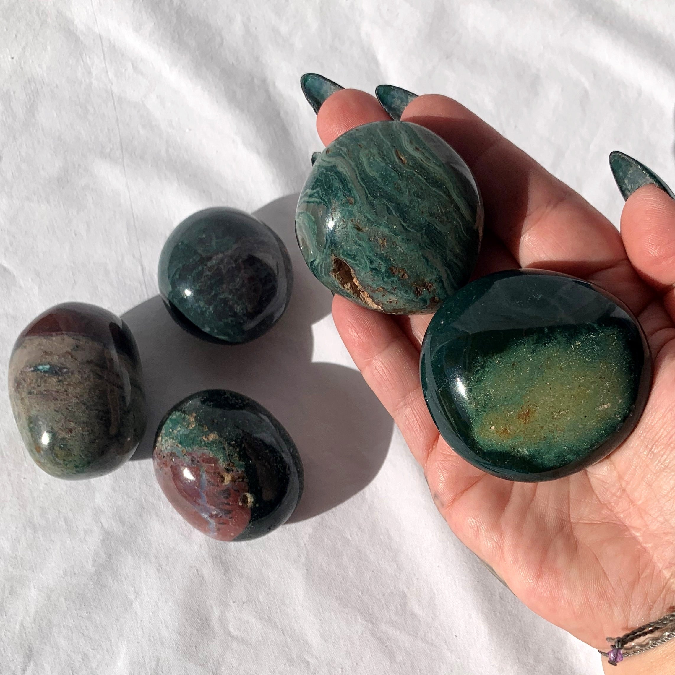 Ocean Jasper Palm Stone
