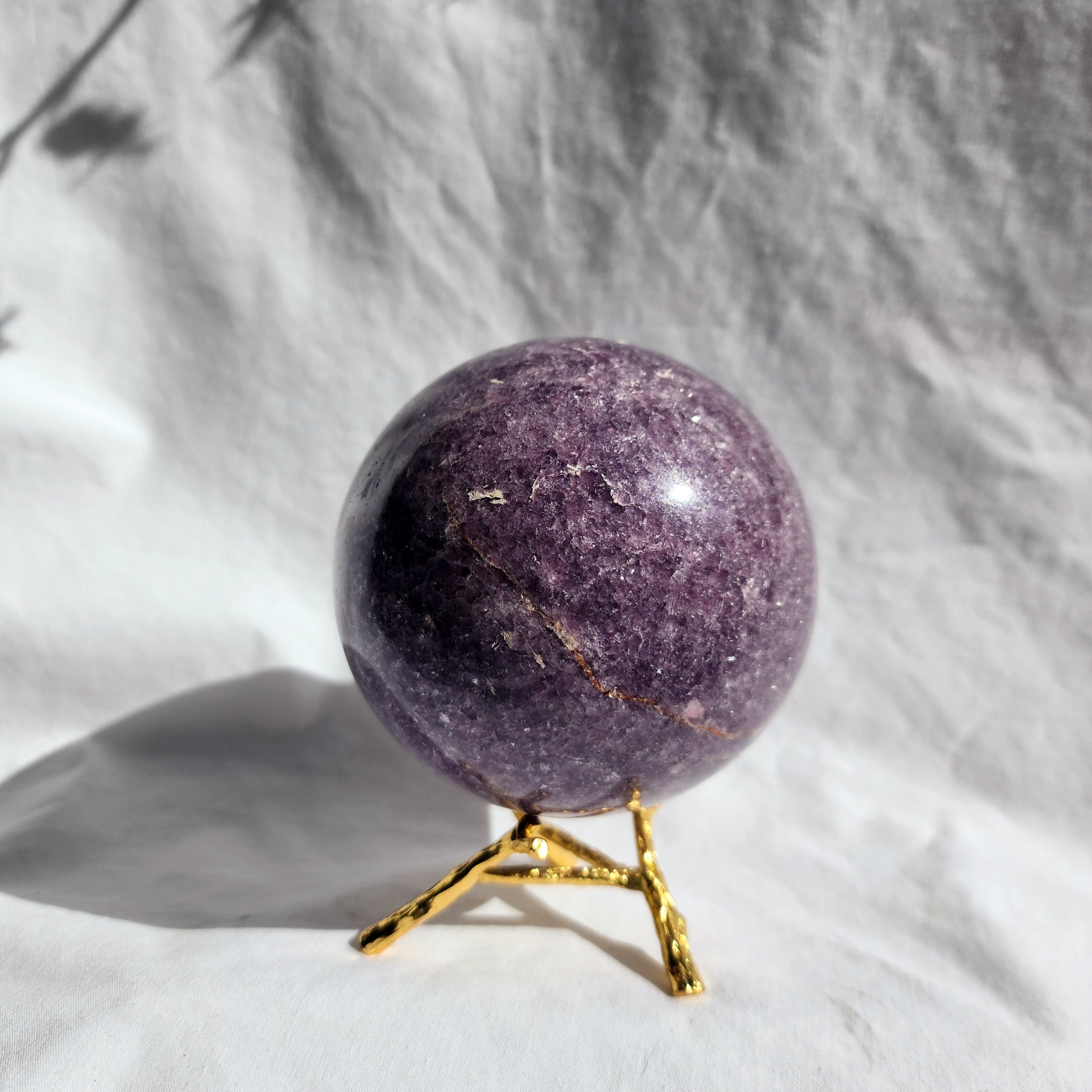 Lepidolite Sphere