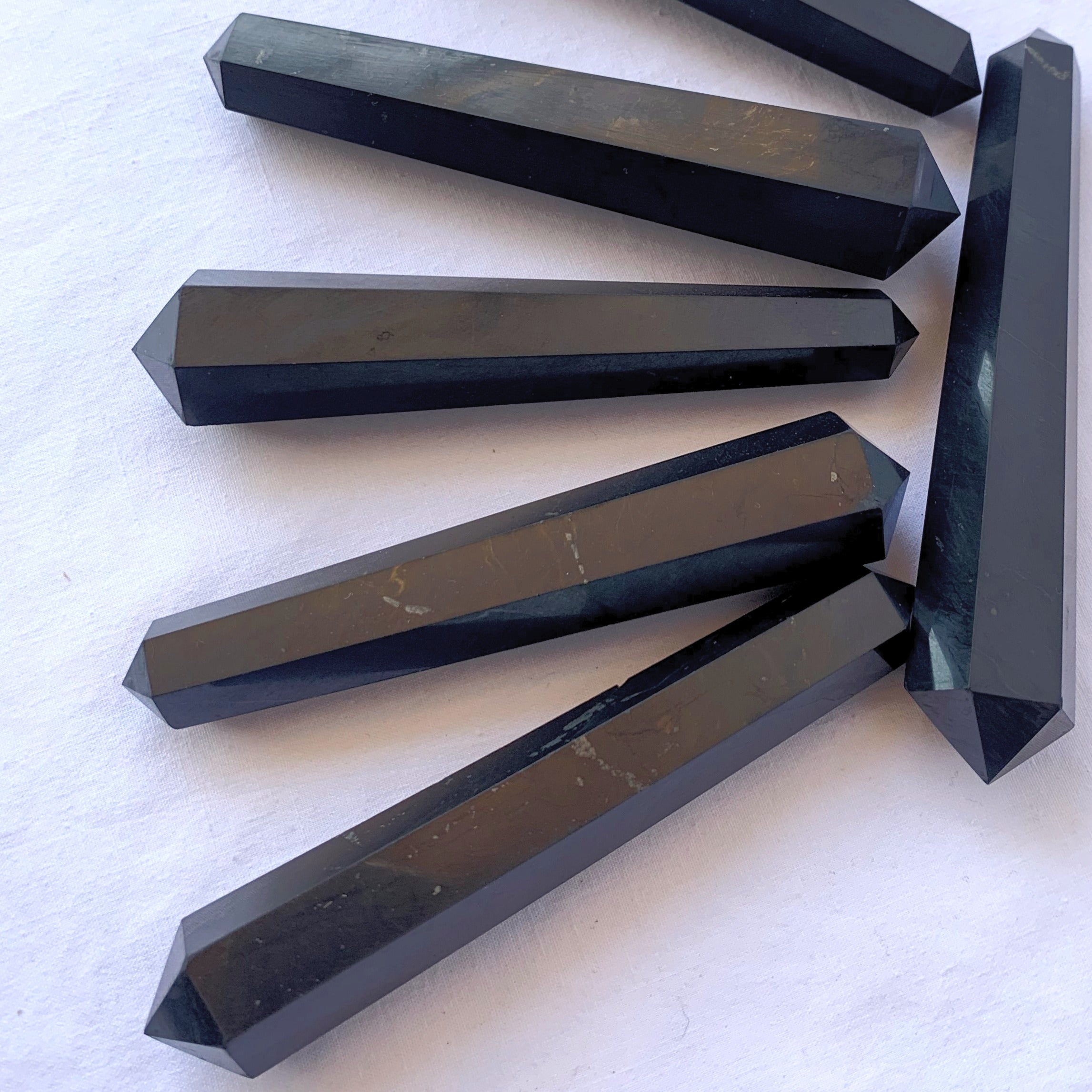 Shungite Double Terminated Vogel