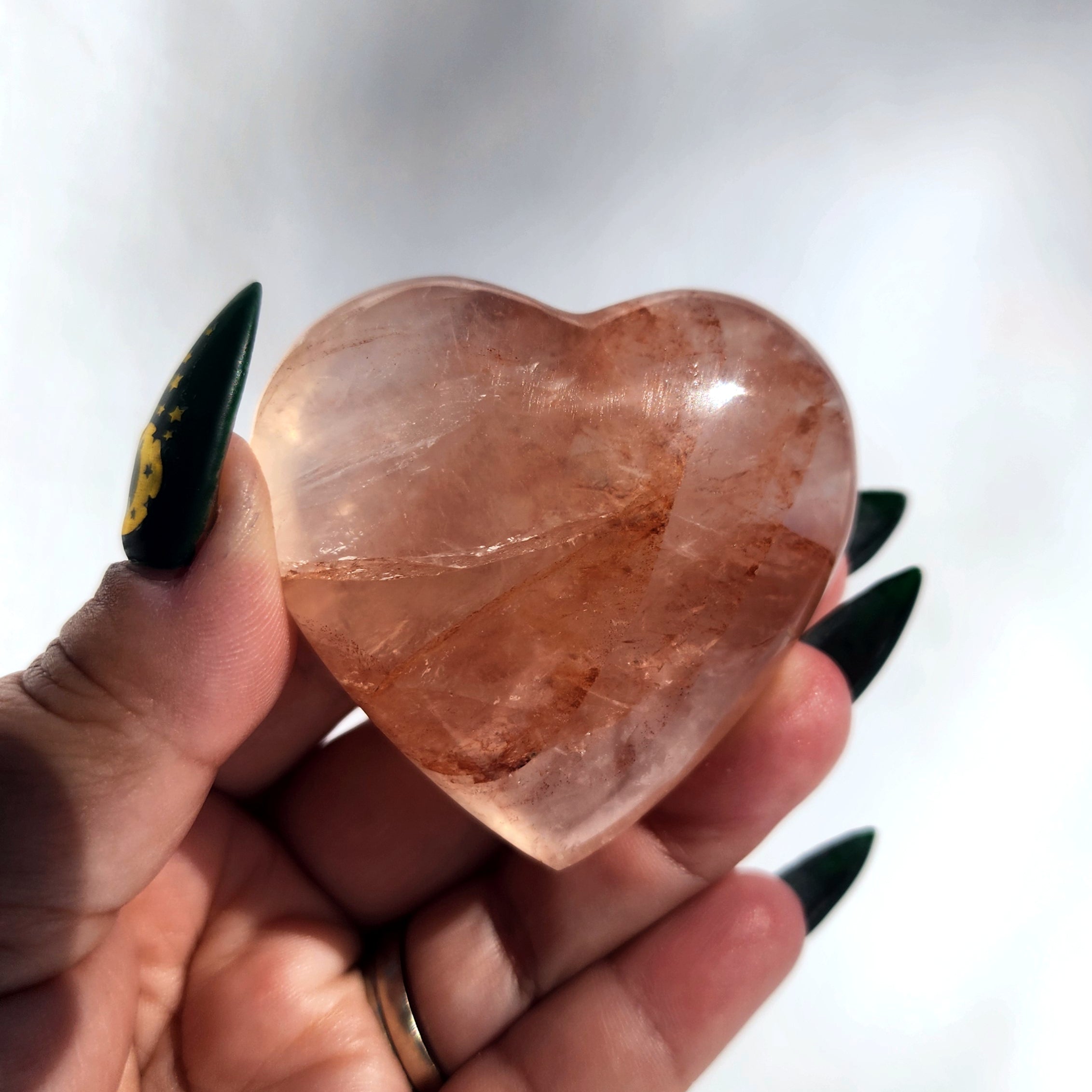Fire Quartz Heart