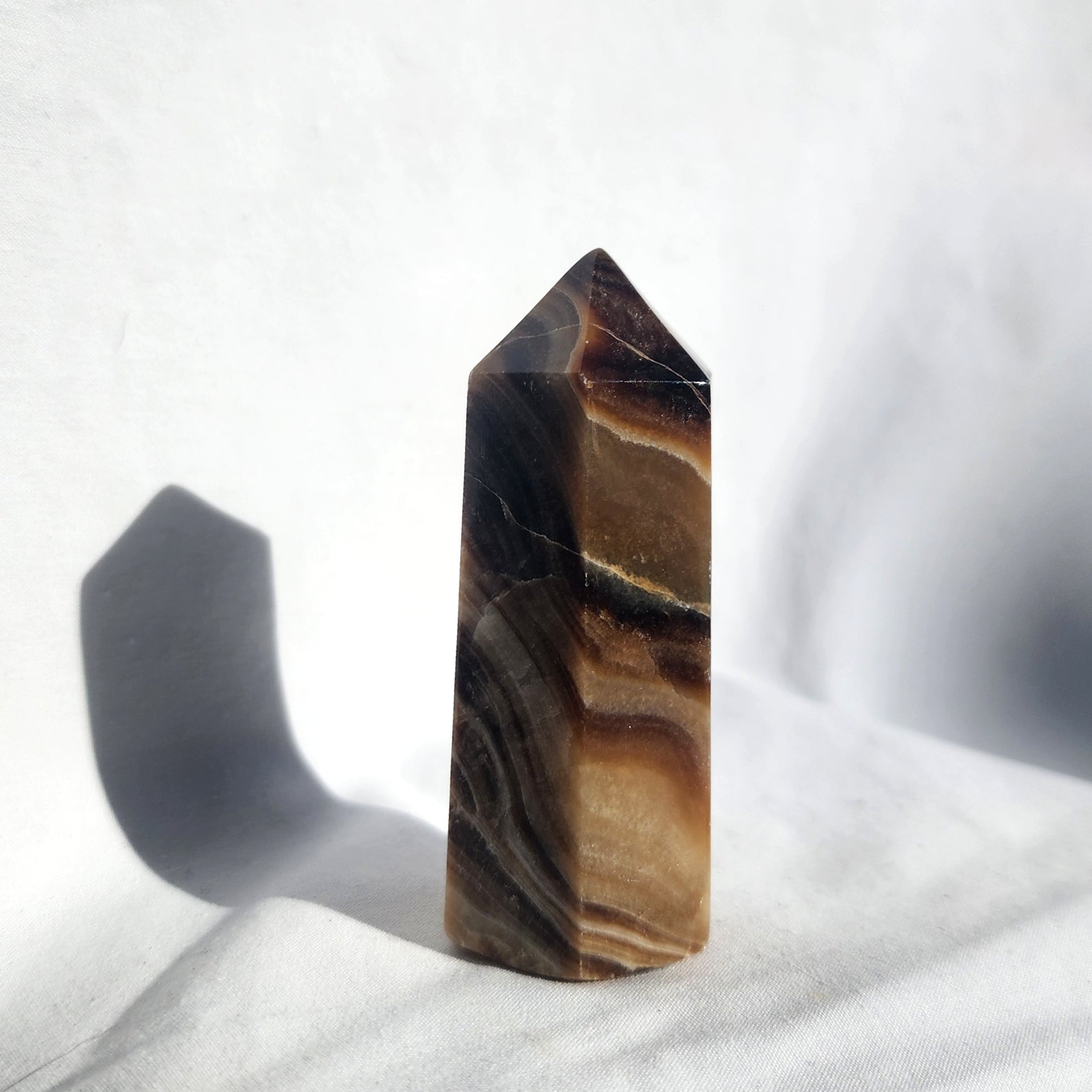 Chocolate Calcite aka Brown Aragonite Point