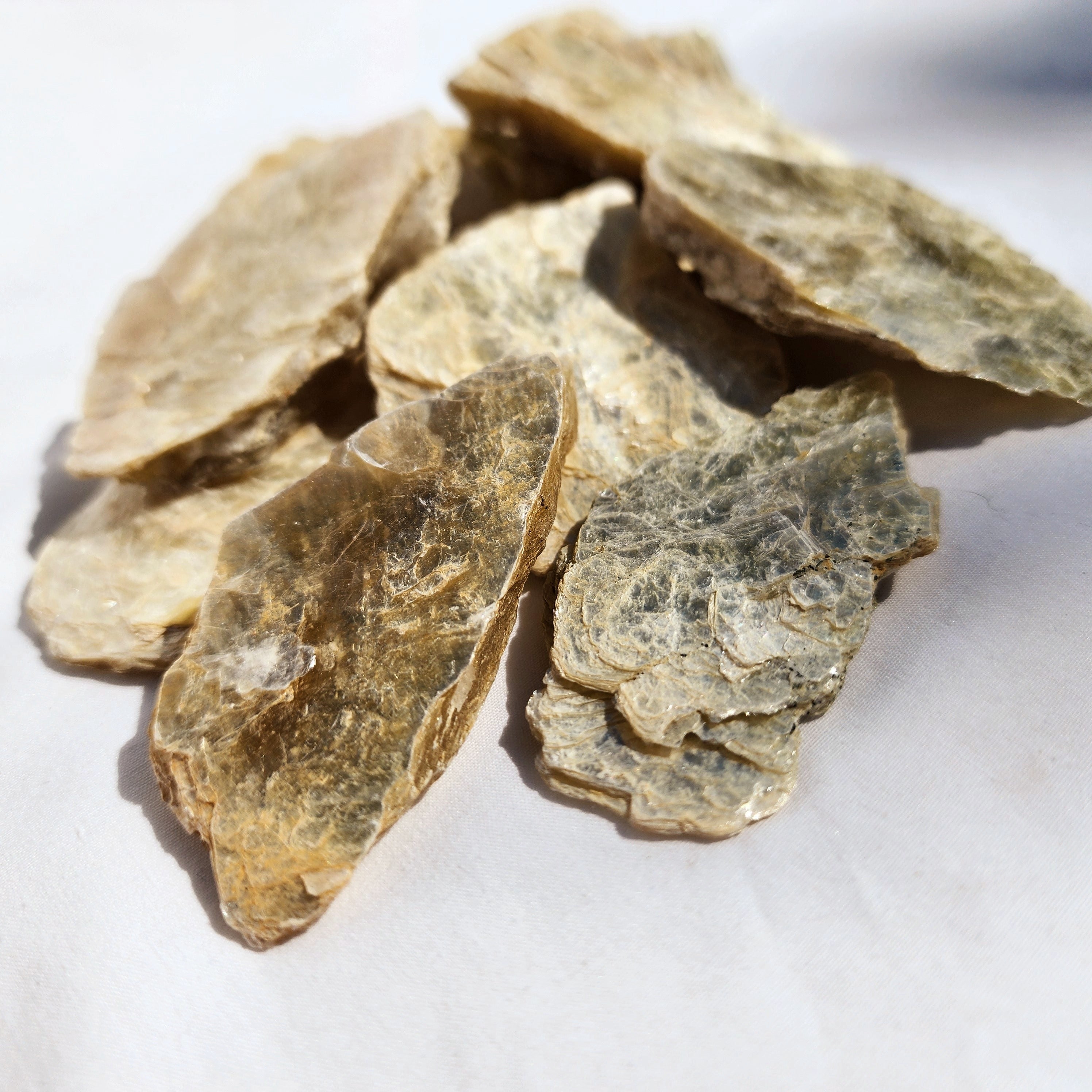 Golden Mica (aka Muscovite) Scale Cluster