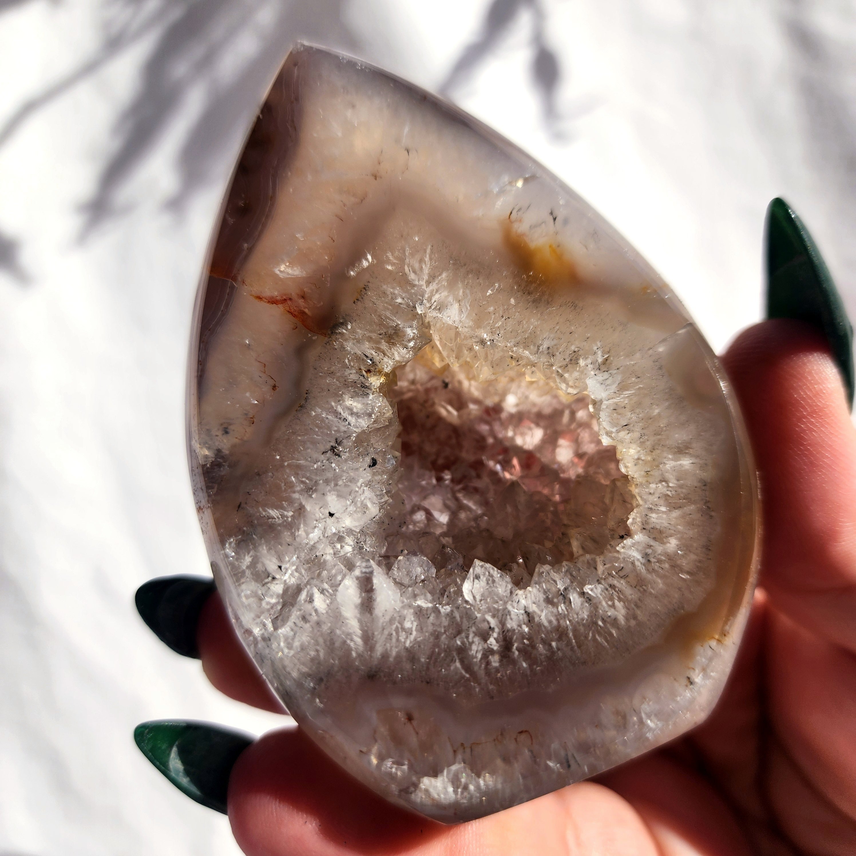 Natural Agate Flame