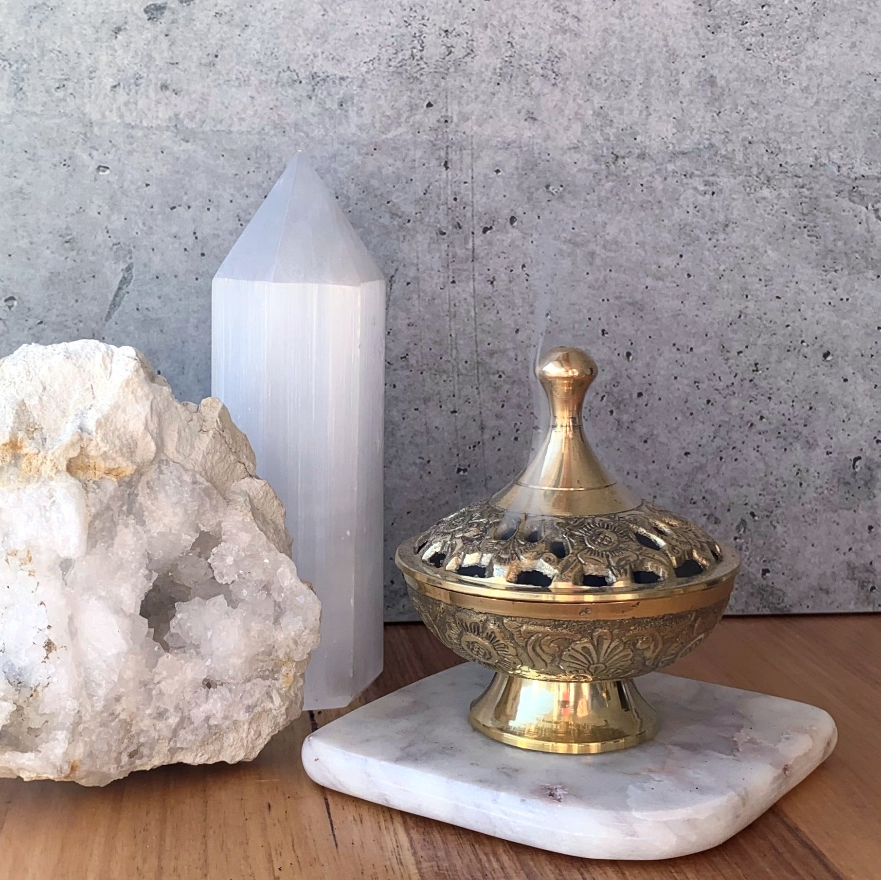 Brass Incense Charcoal Burner
