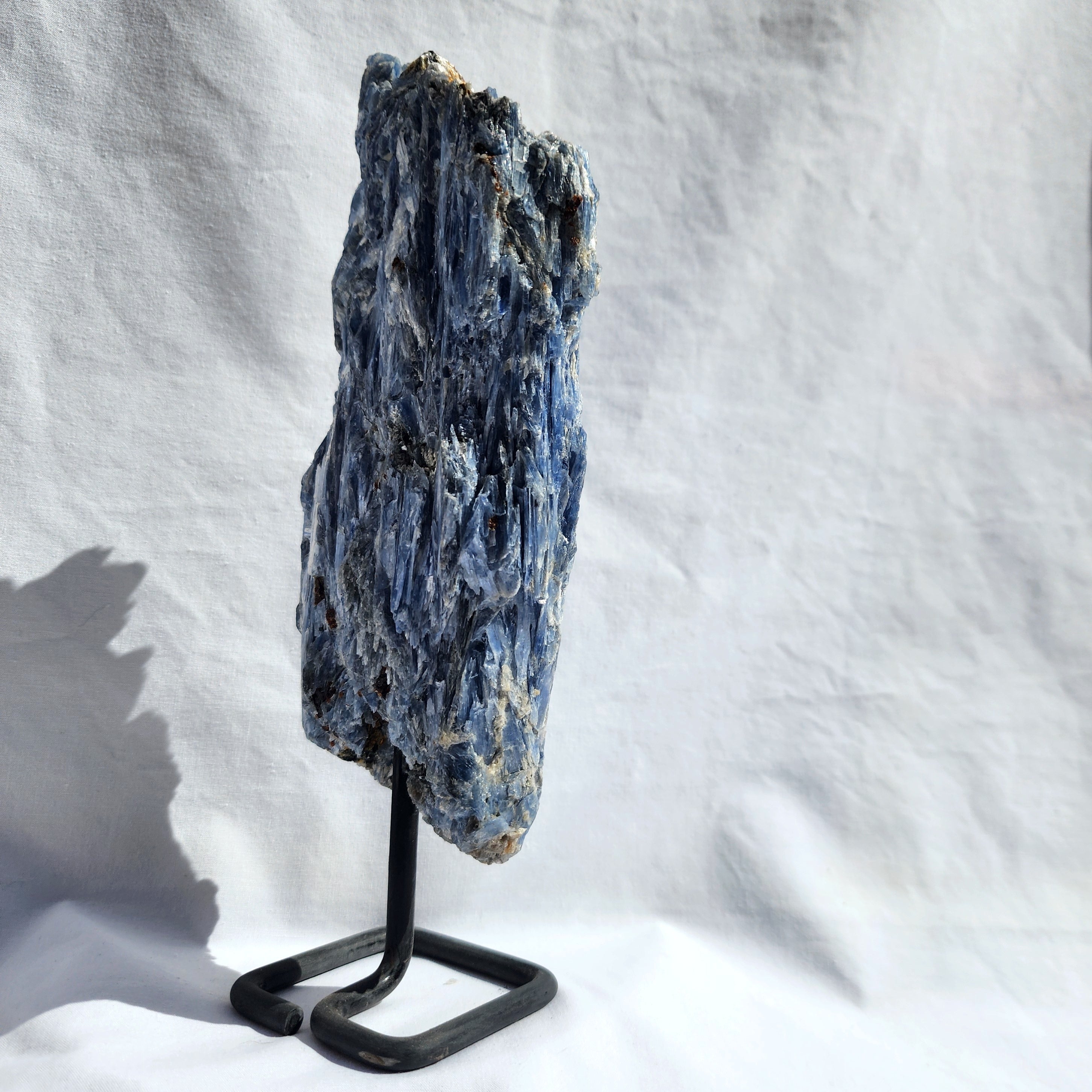 Blue Kyanite Cluster on Stand