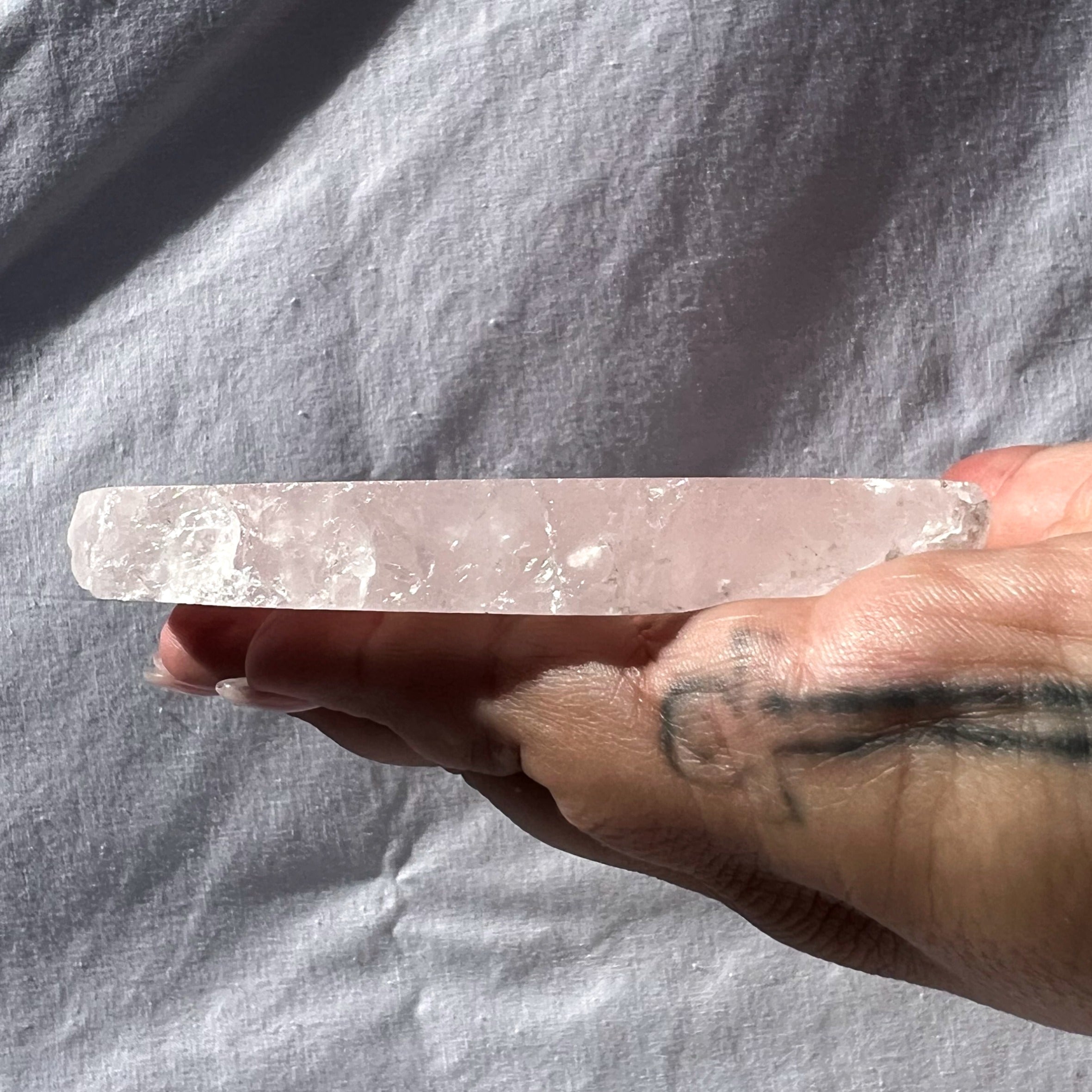 Rose Quartz Slice