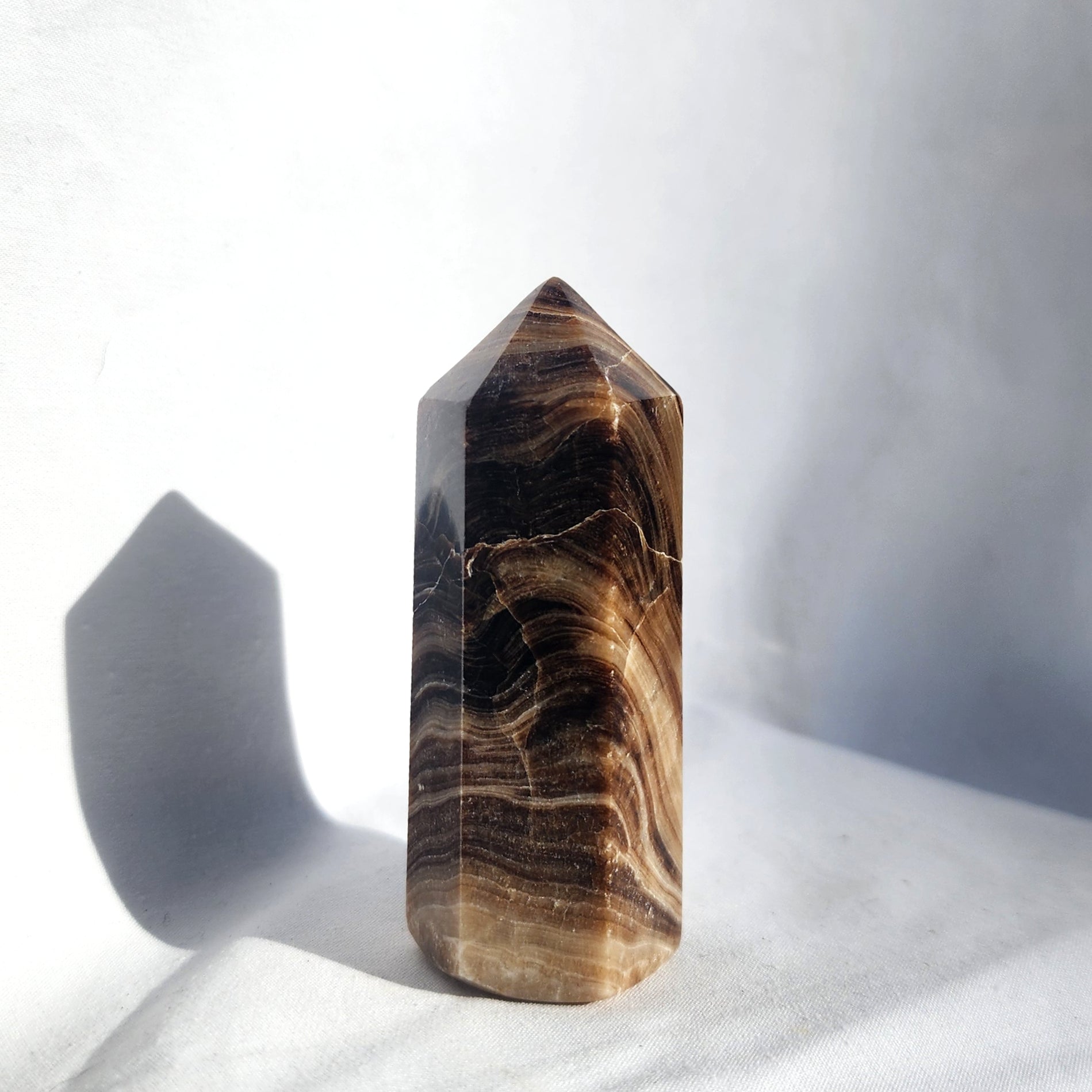 Chocolate Calcite aka Brown Aragonite Point