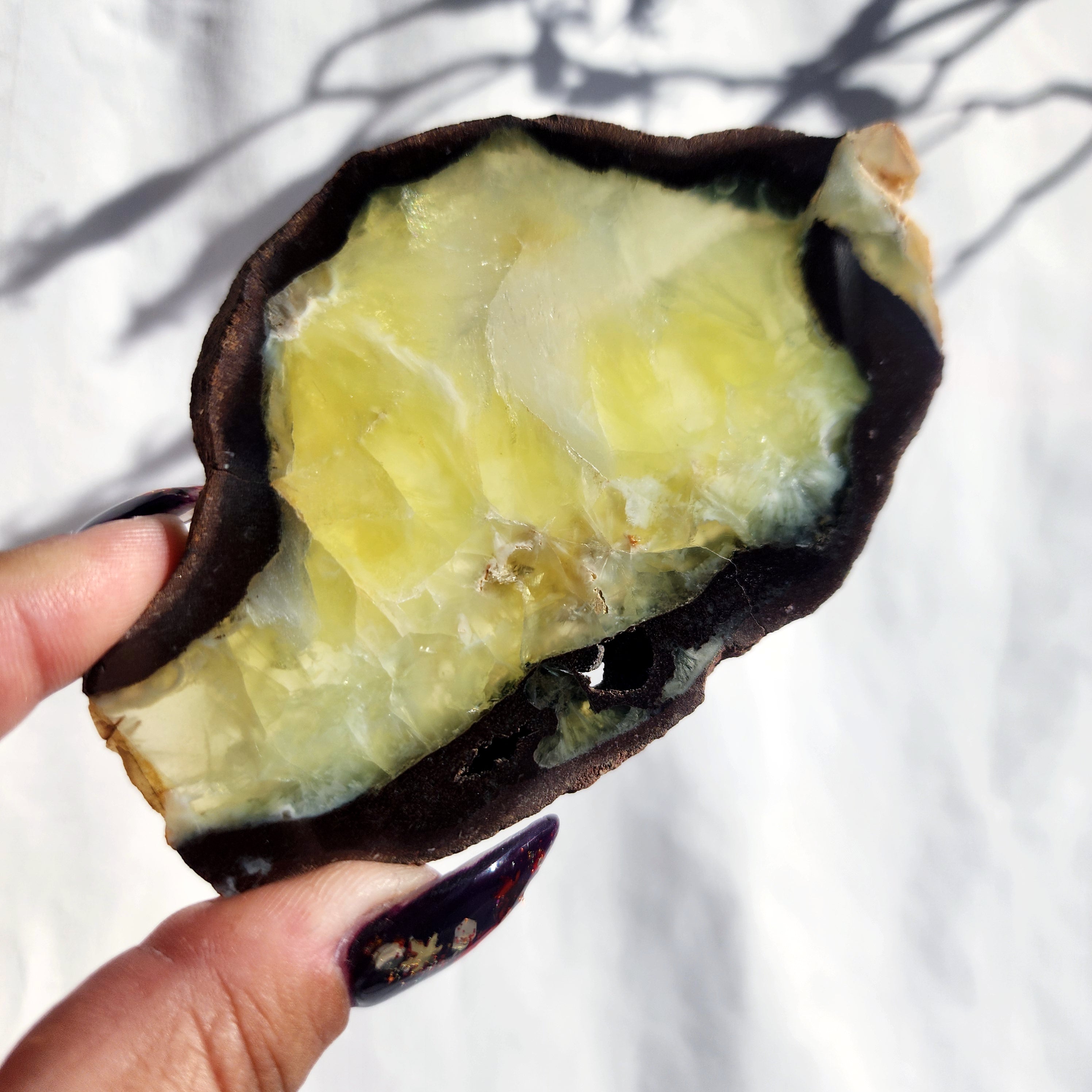Prehnite Slice