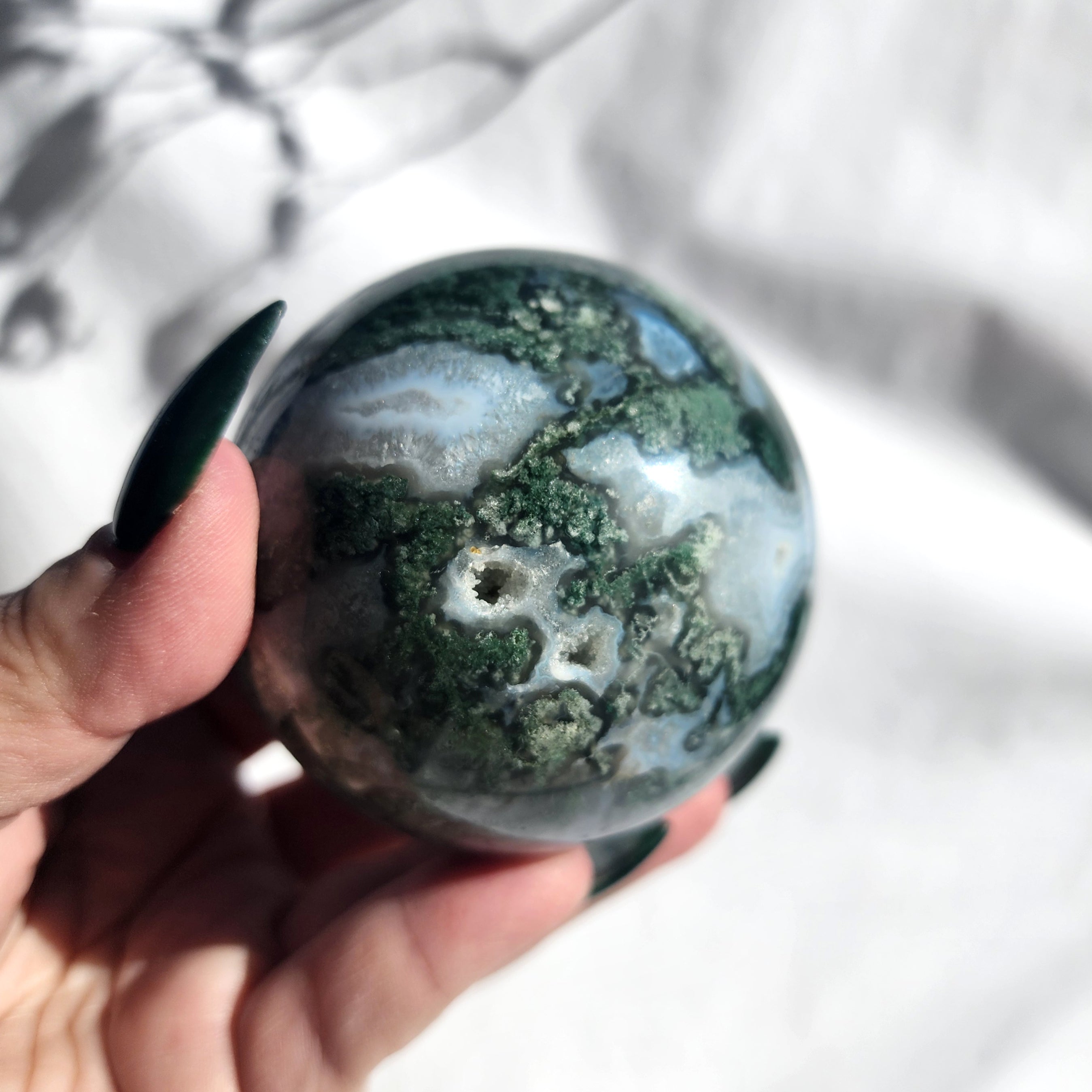 Moss Agate Sphere
