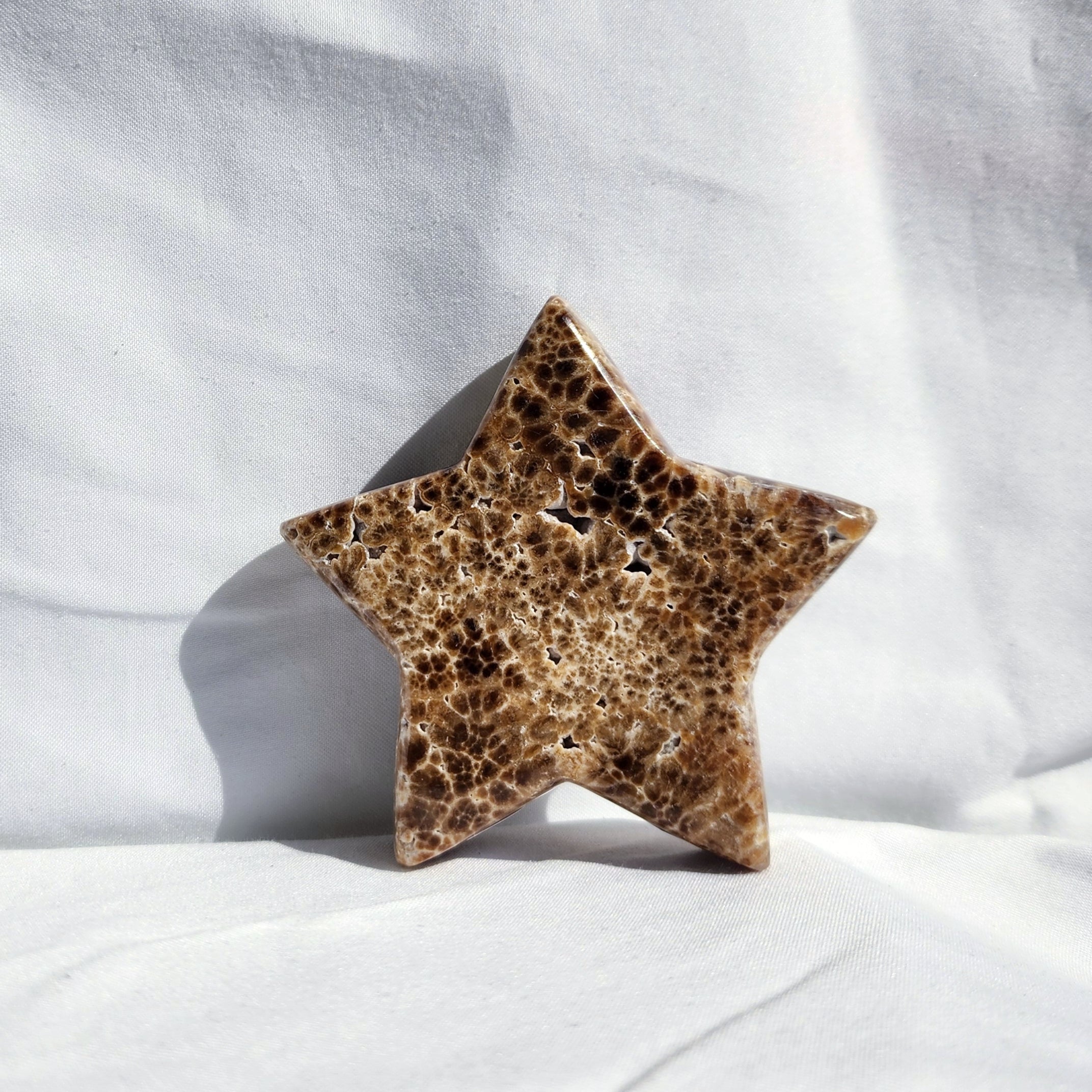 Chocolate Calcite aka Brown Aragonite Star
