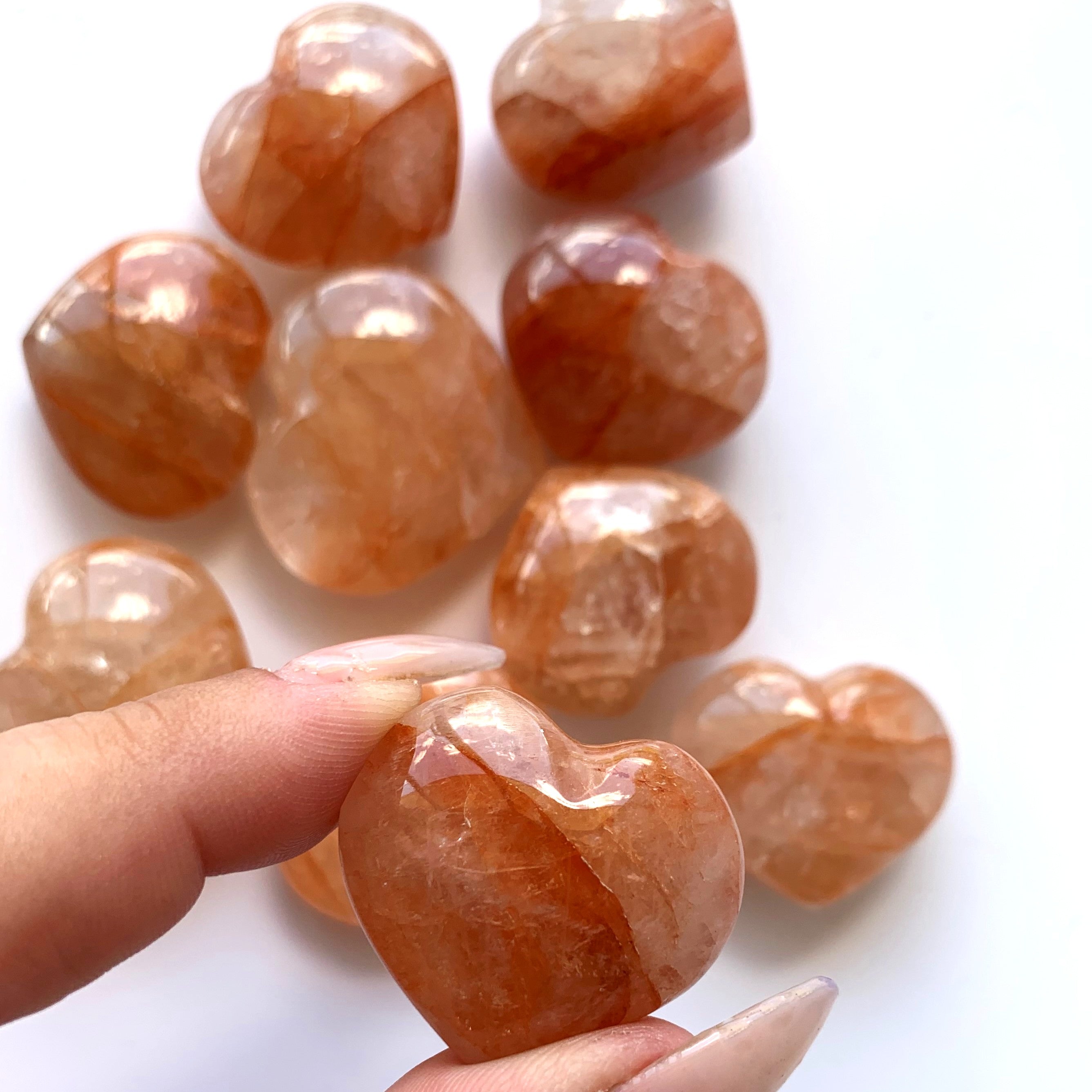 Fire Quartz Heart | Small