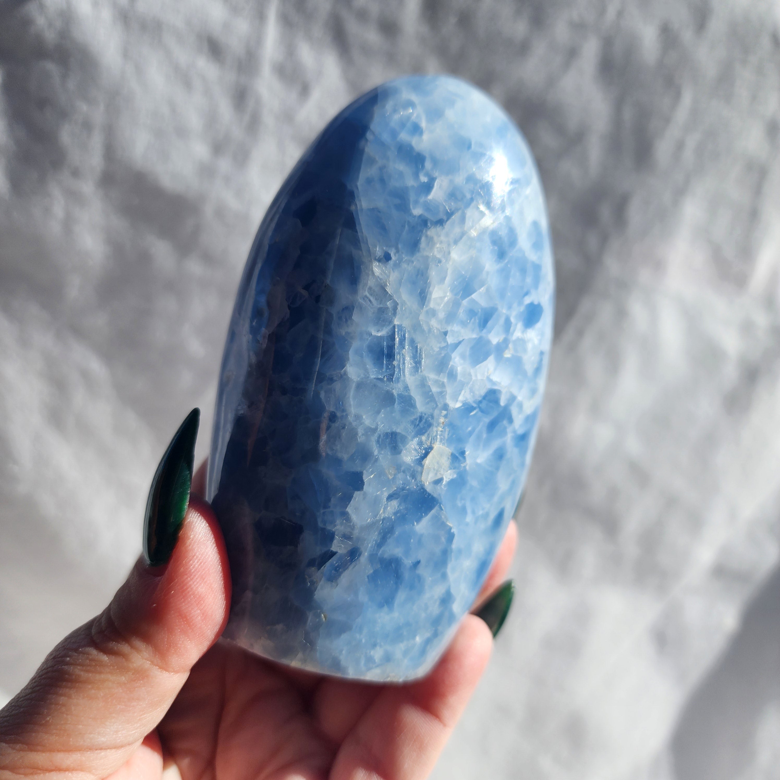 Blue Calcite Freeform