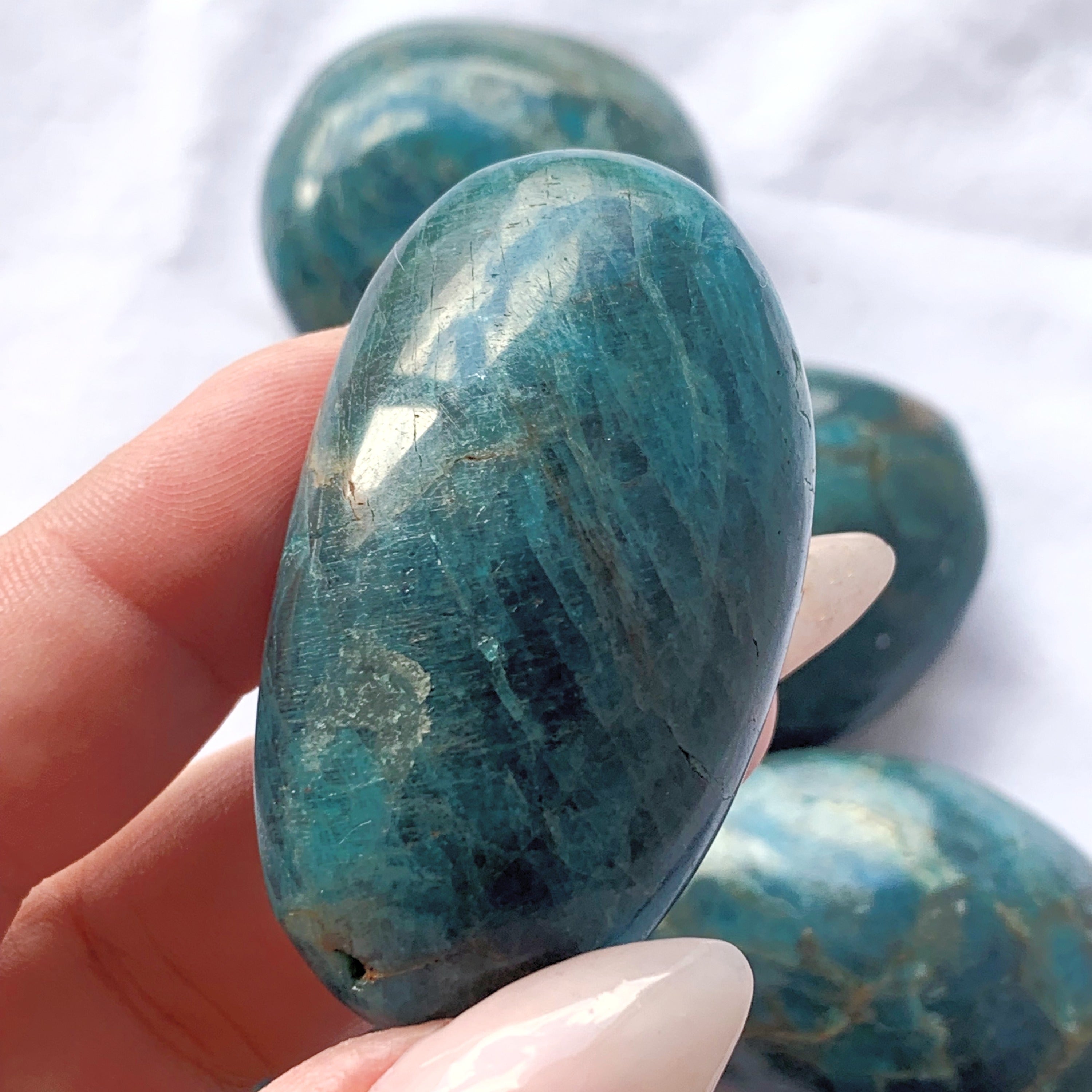 Apatite Palm Stone | Medium