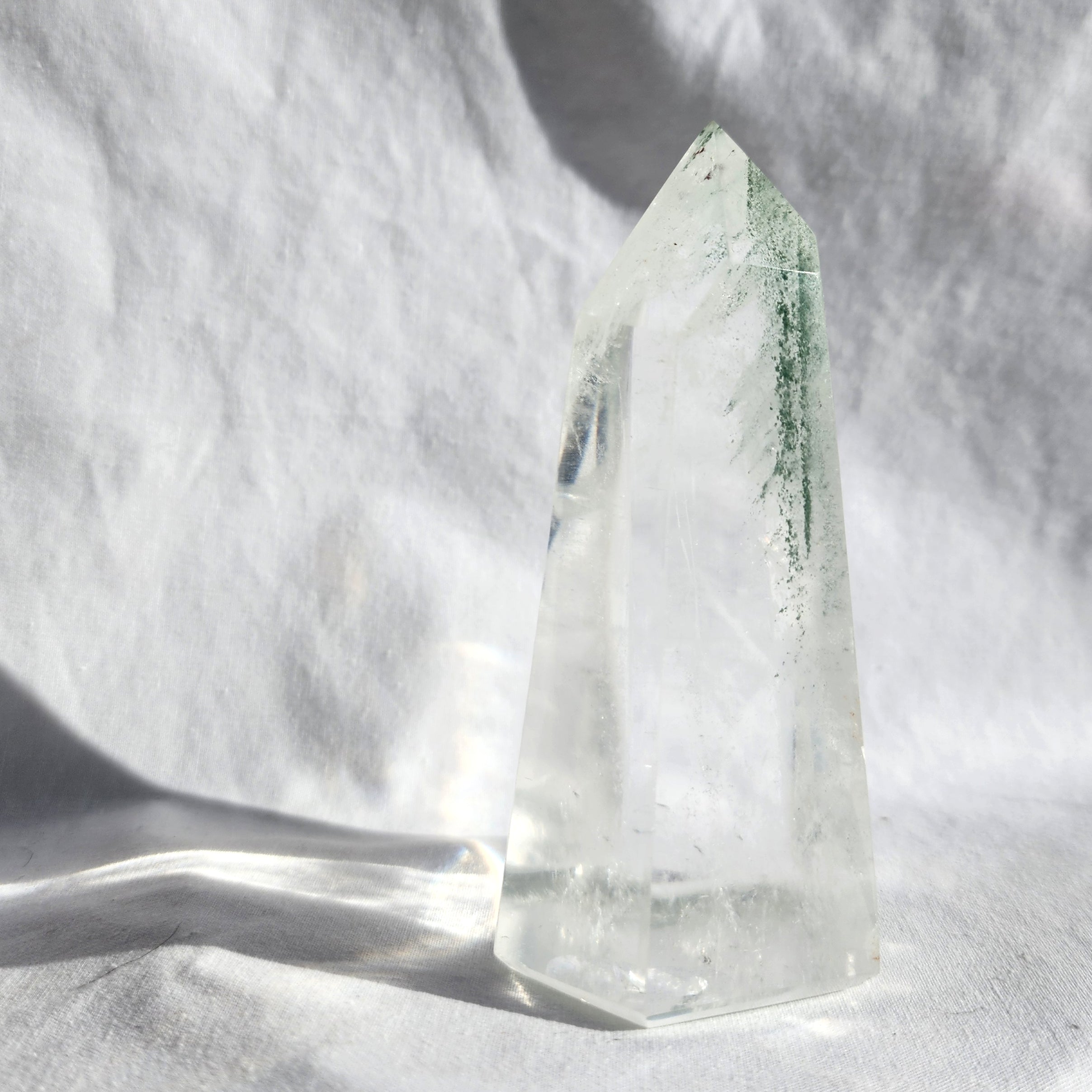 Quartz Generator Point with Chlorite Inclusions