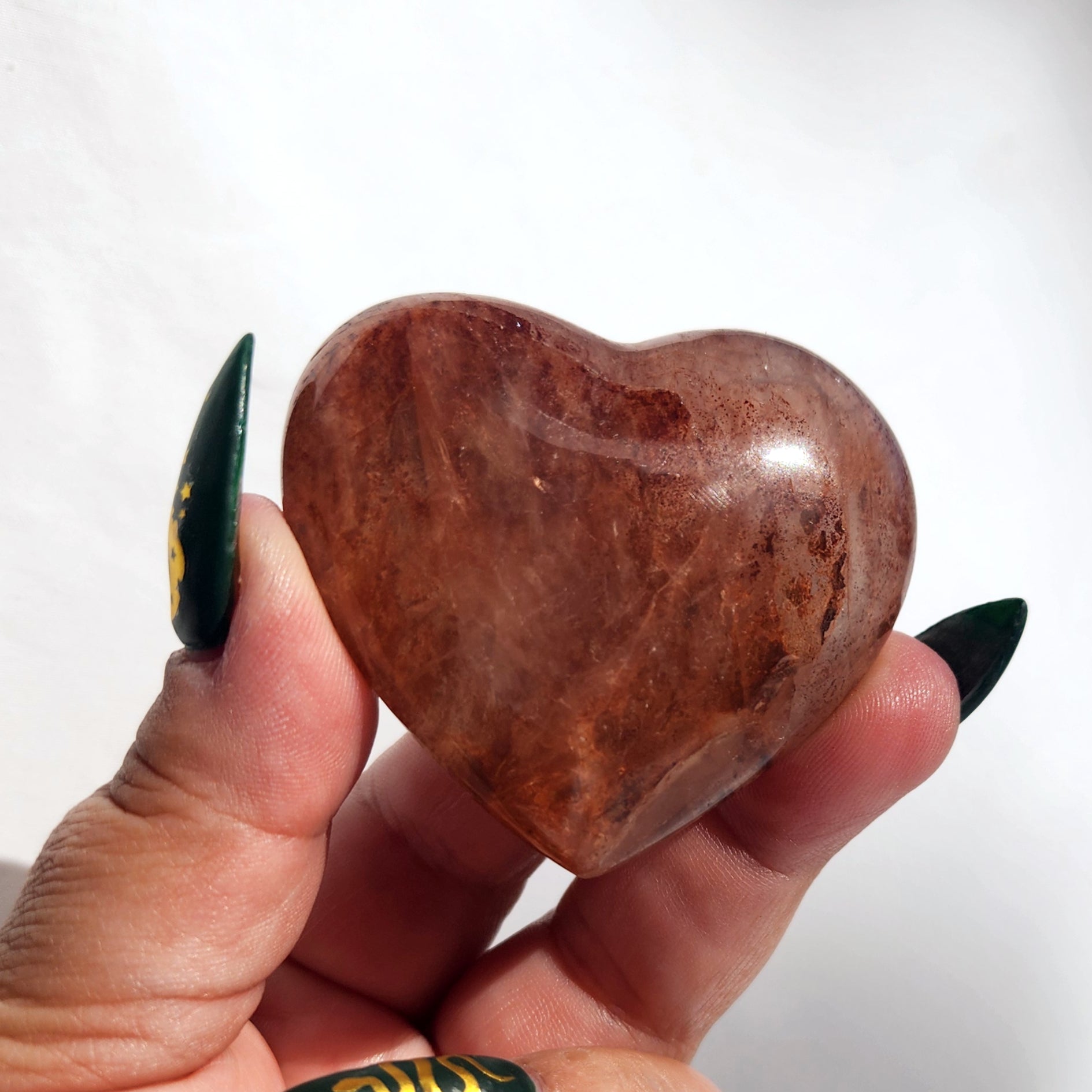 Fire Quartz Heart