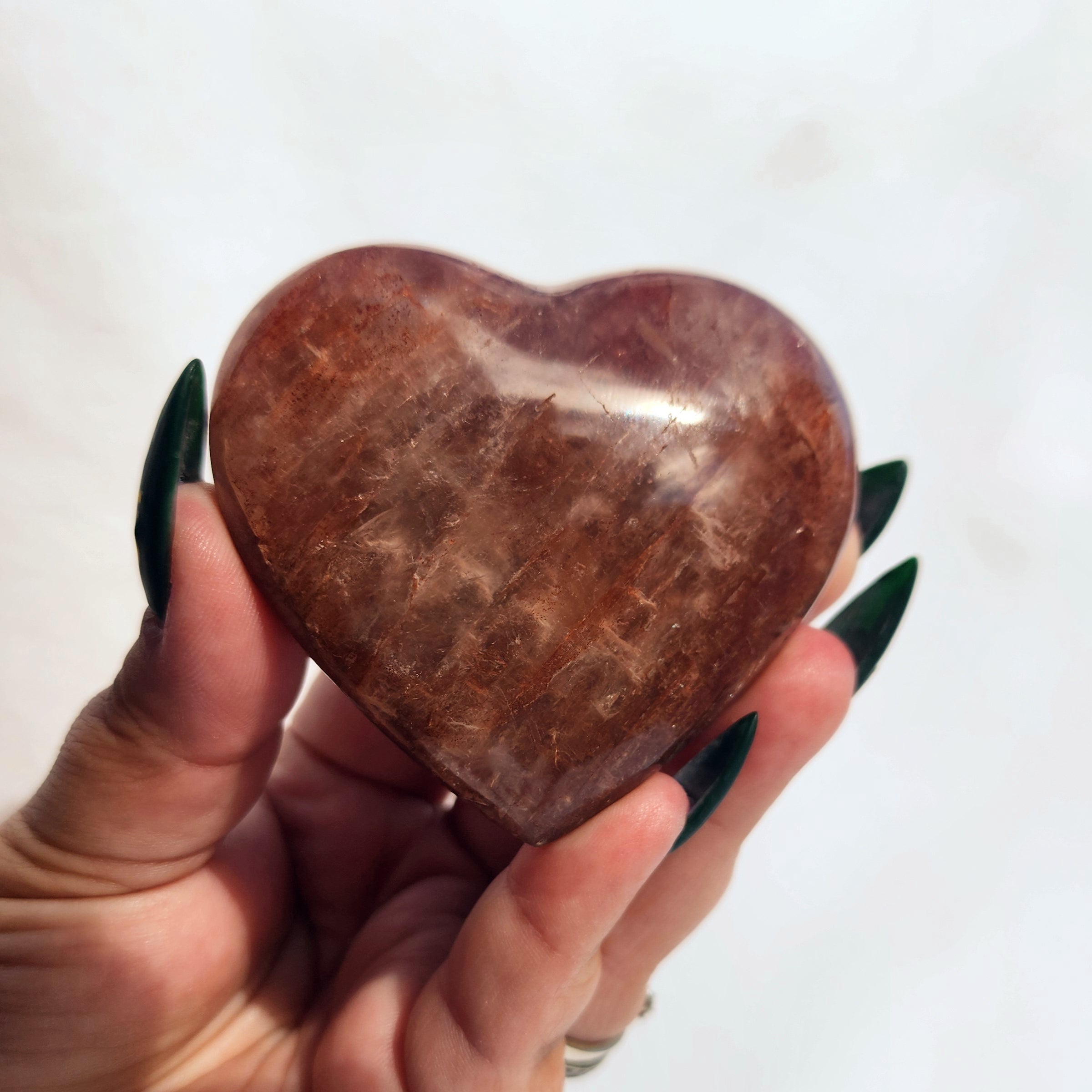 Fire Quartz Heart