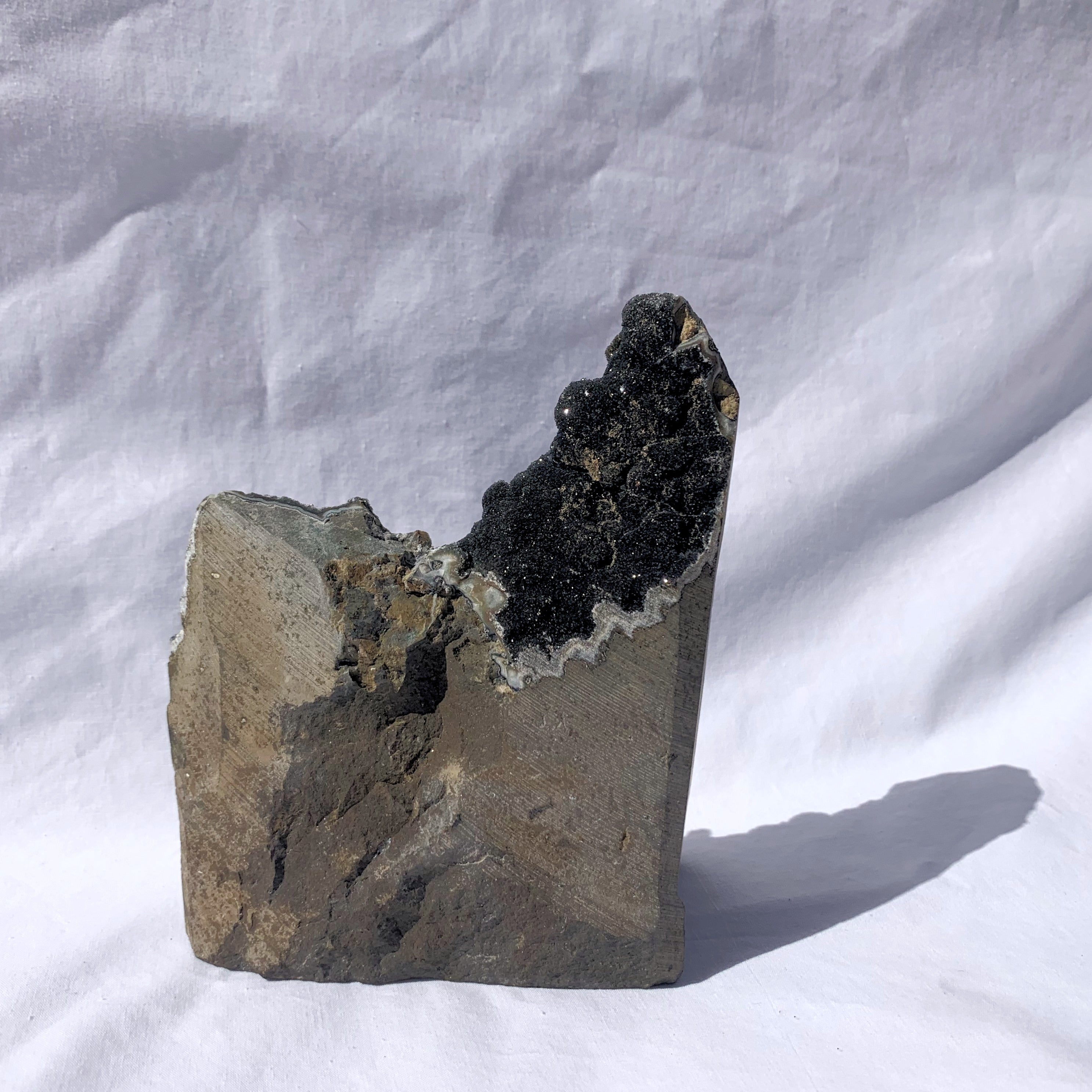 Black Amethyst Free Standing Cluster | Harry