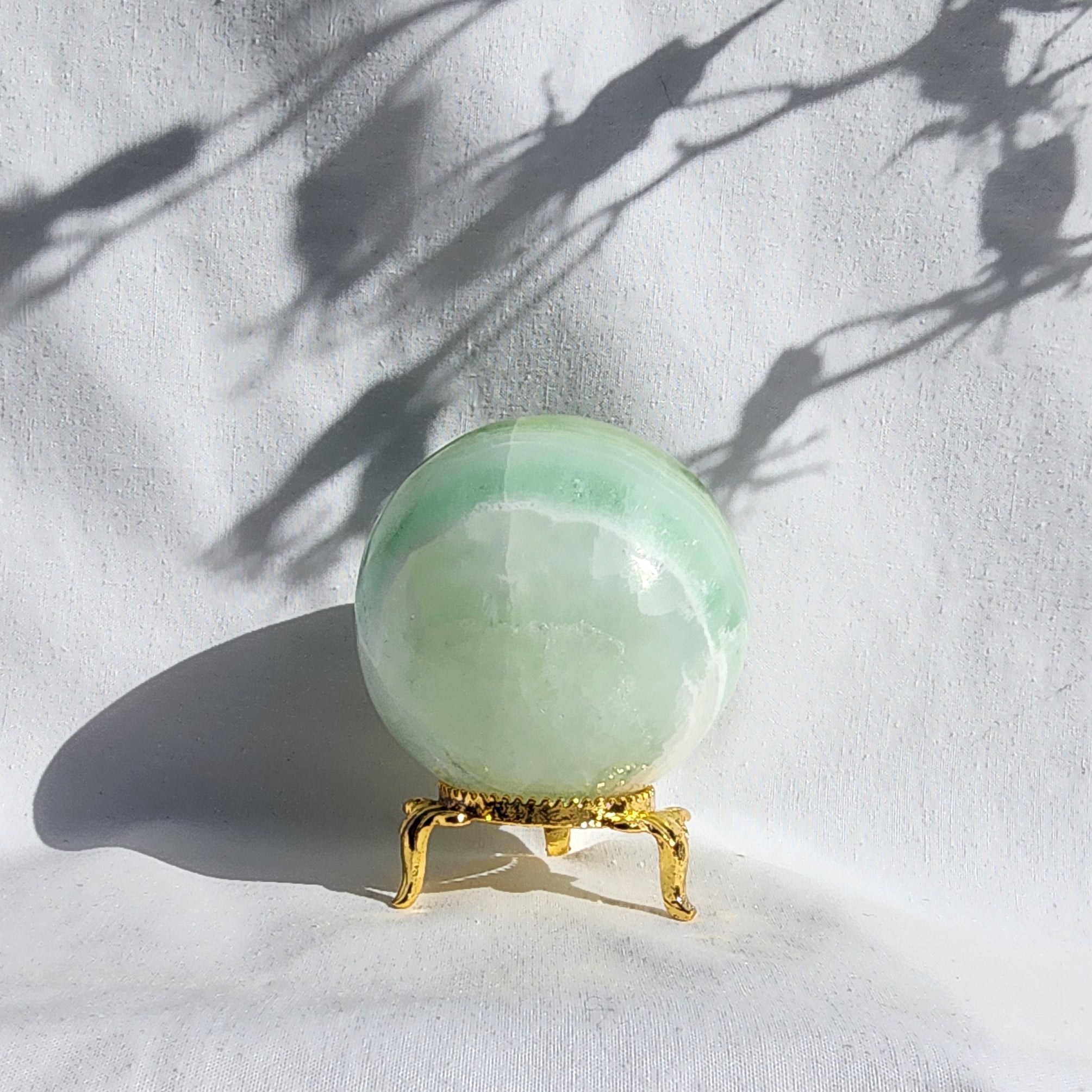 Pistachio Calcite Sphere