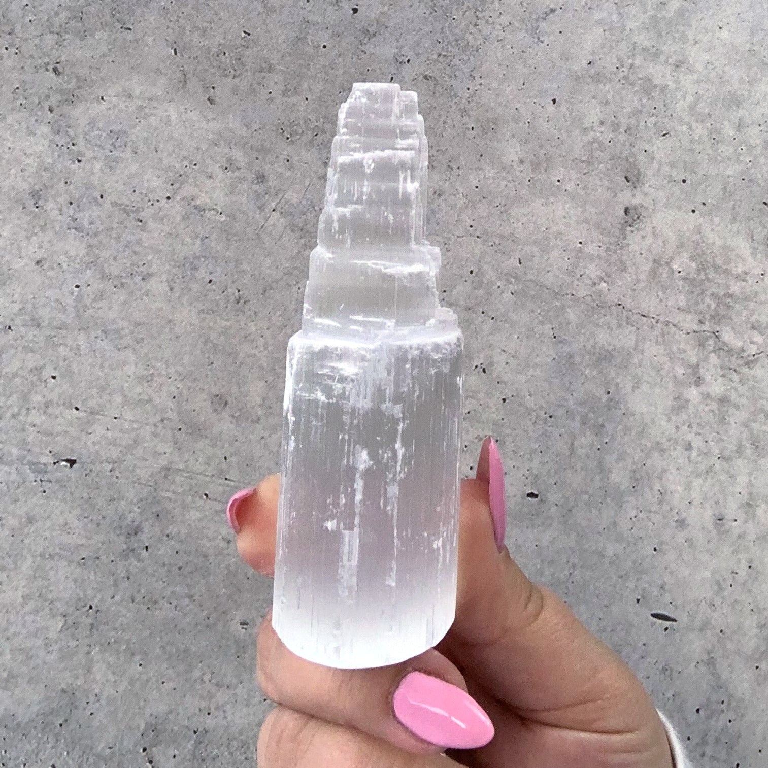 Selenite Twin Tower | Small