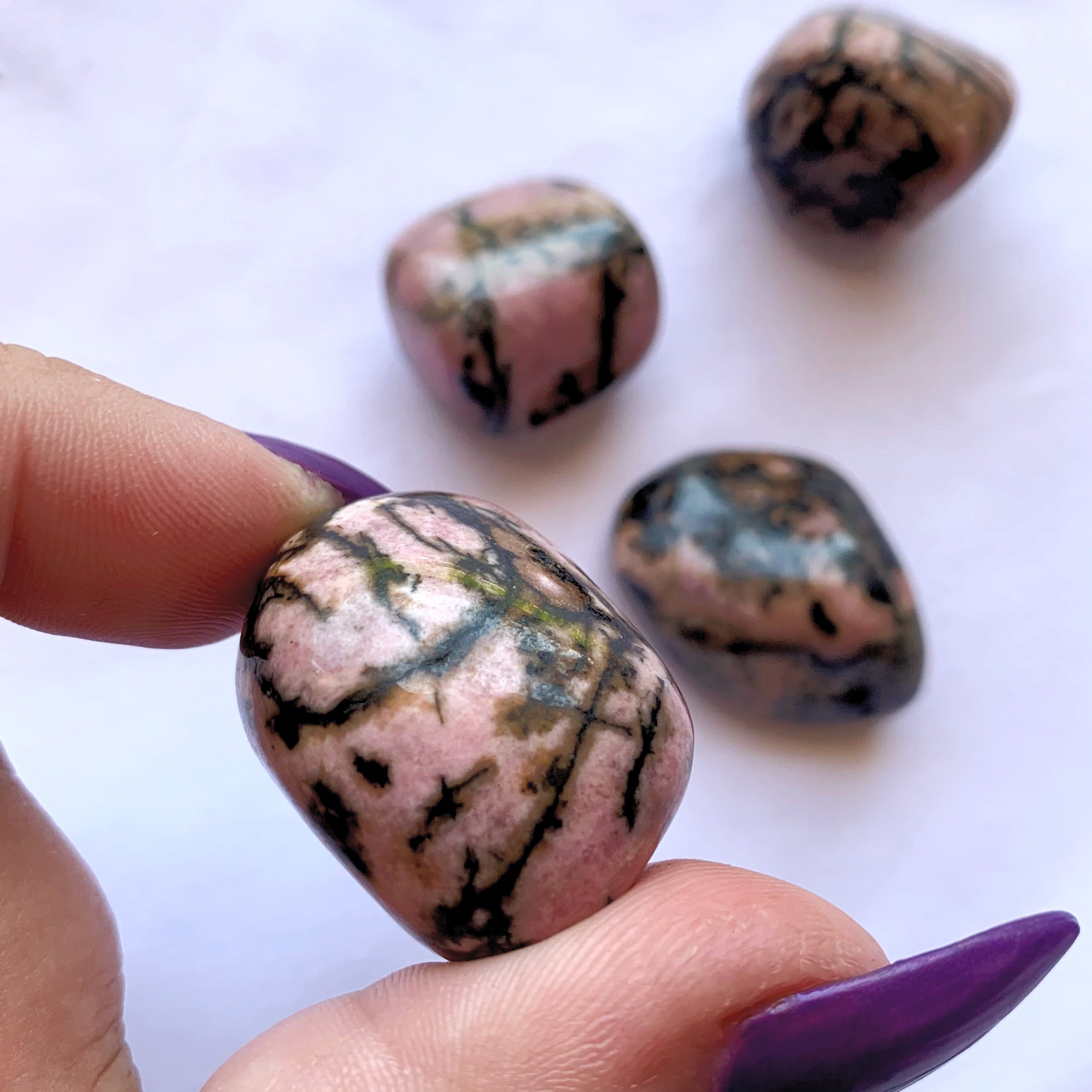 Rhodonite Tumbles