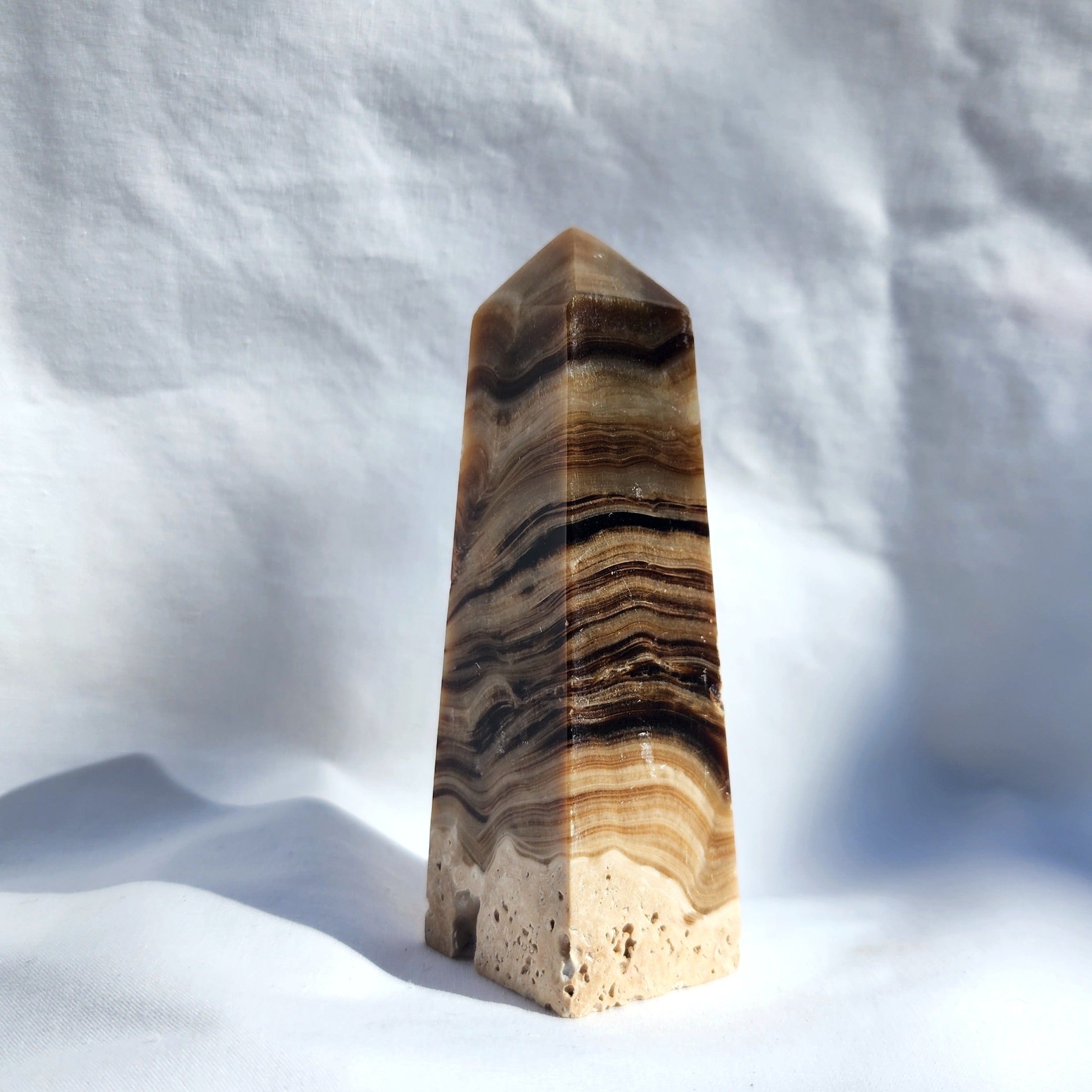 Chocolate Calcite aka Brown Aragonite Point
