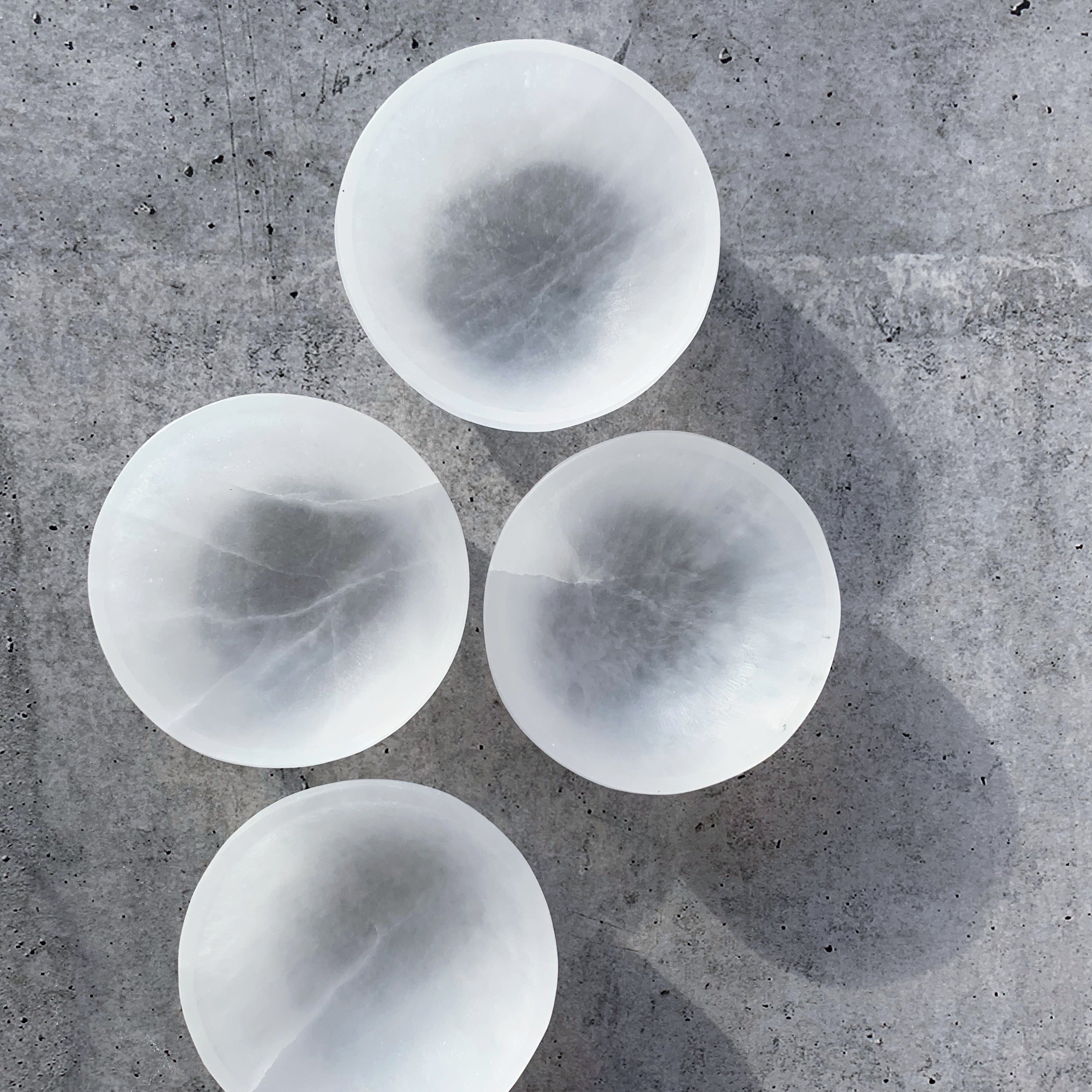 Selenite Trinket Bowl | Medium