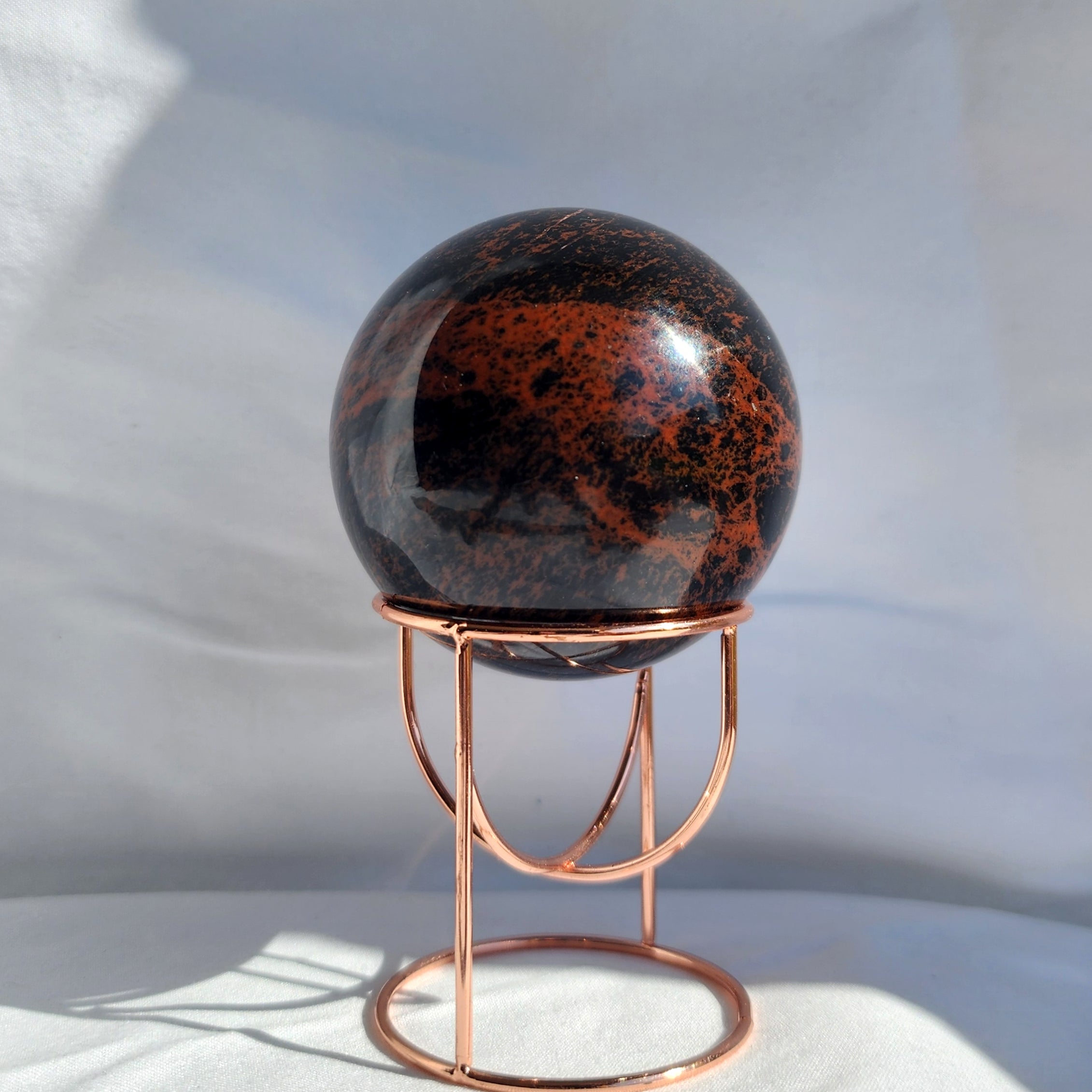 Mahogany Obsidian Sphere