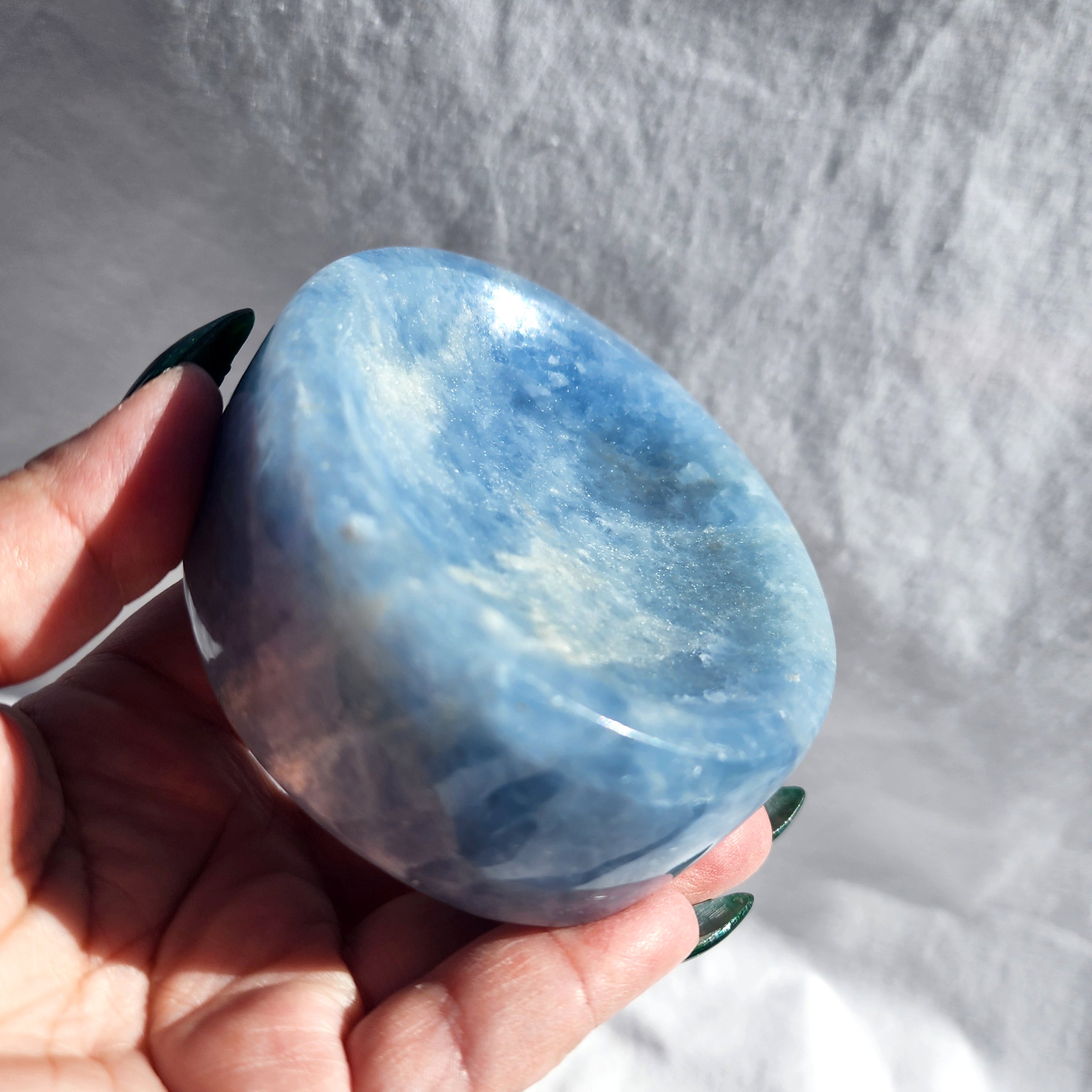Blue Calcite Dish