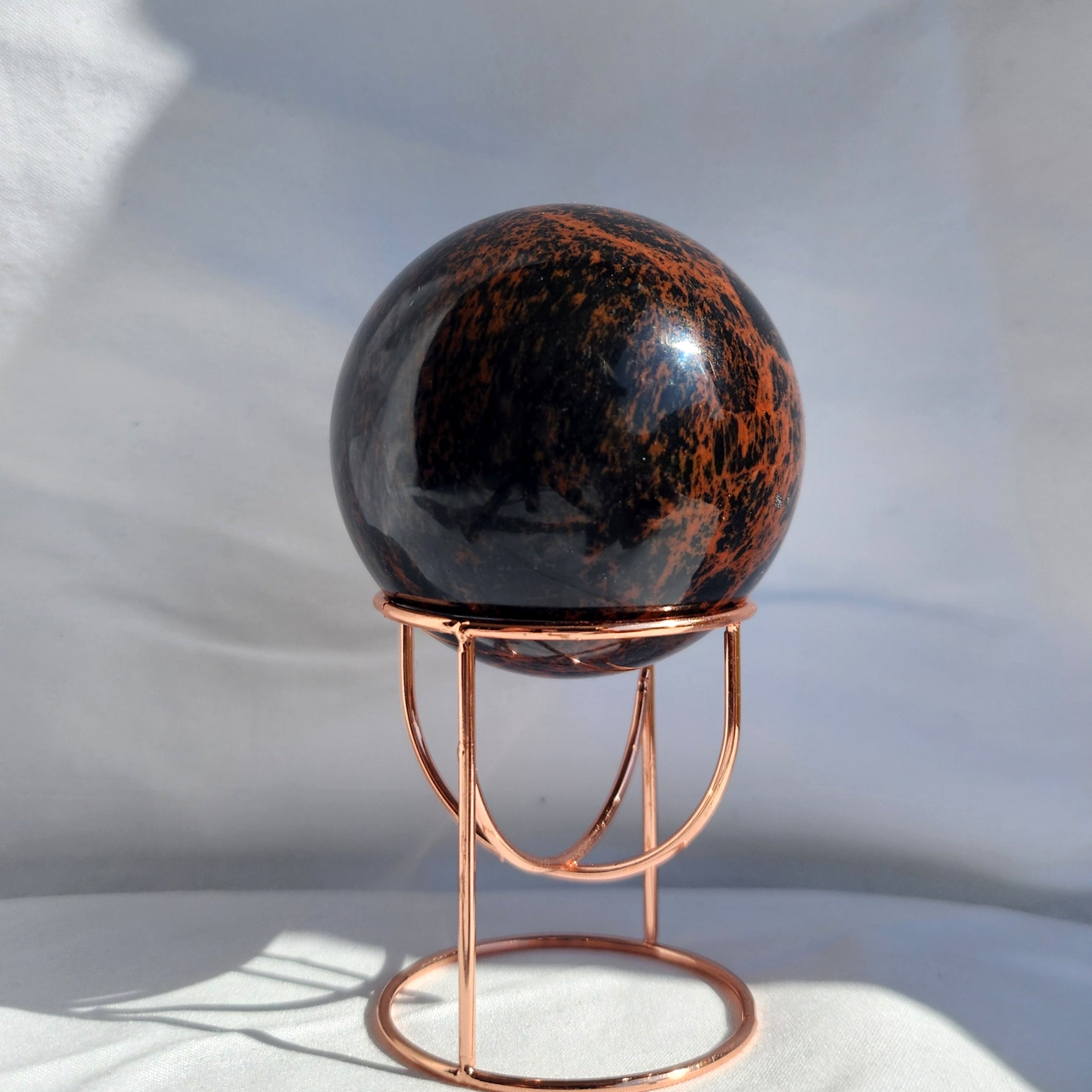 Mahogany Obsidian Sphere