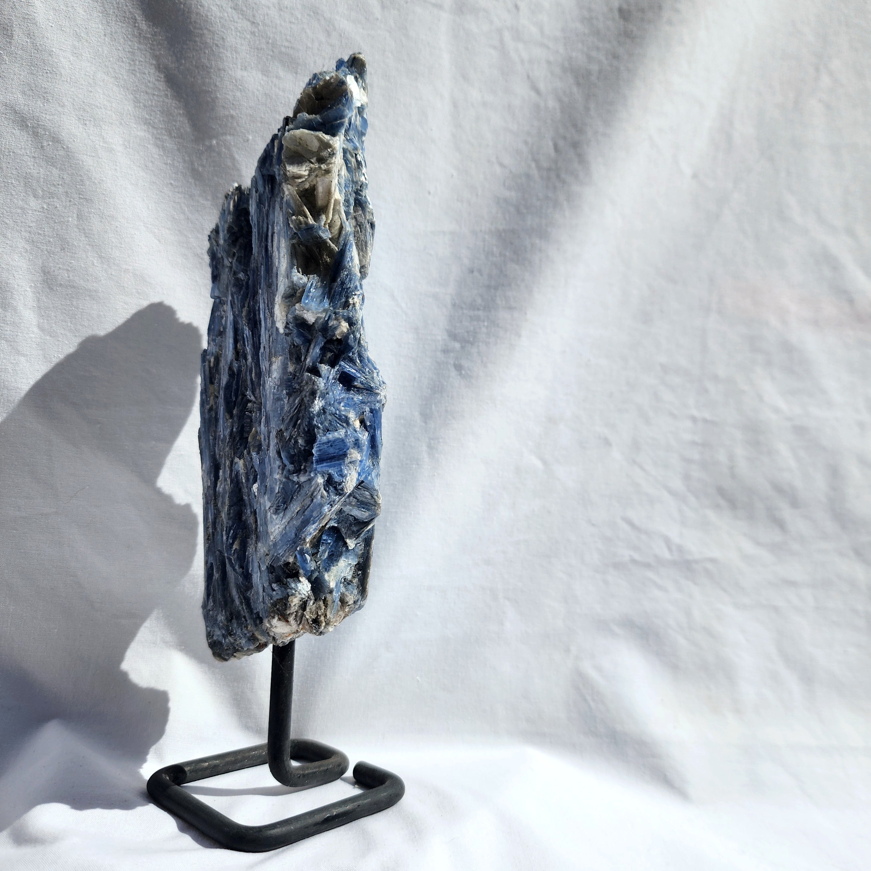 Blue Kyanite Cluster on Stand
