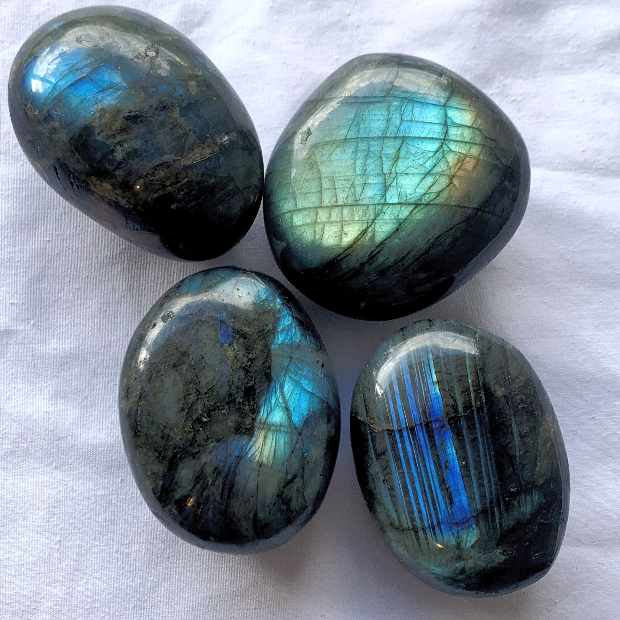 Labradorite Palm Stone | X-Large