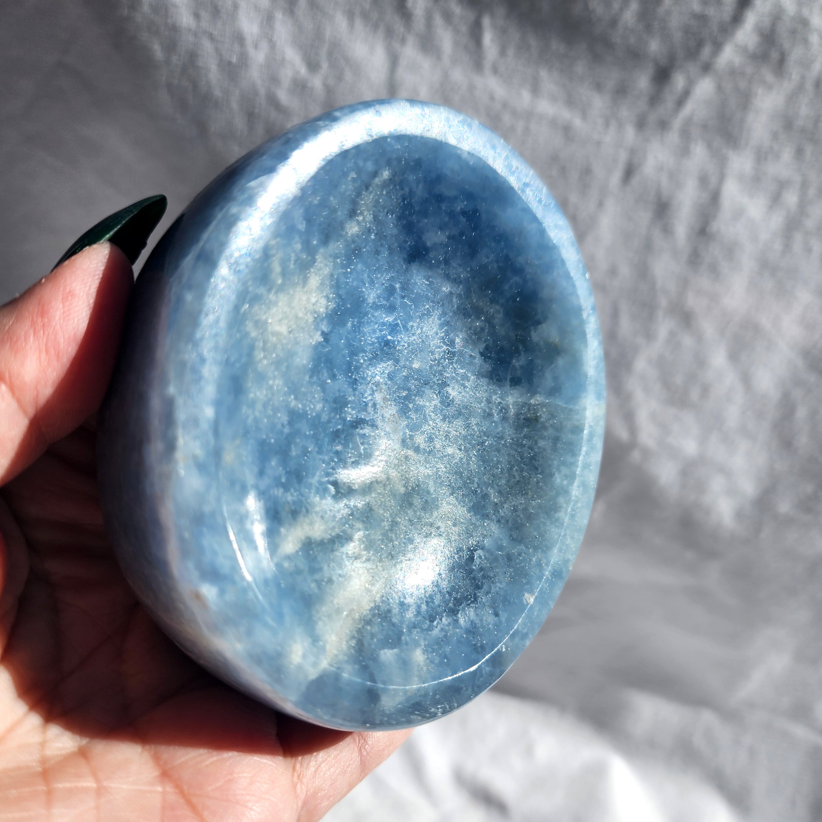 Blue Calcite Dish