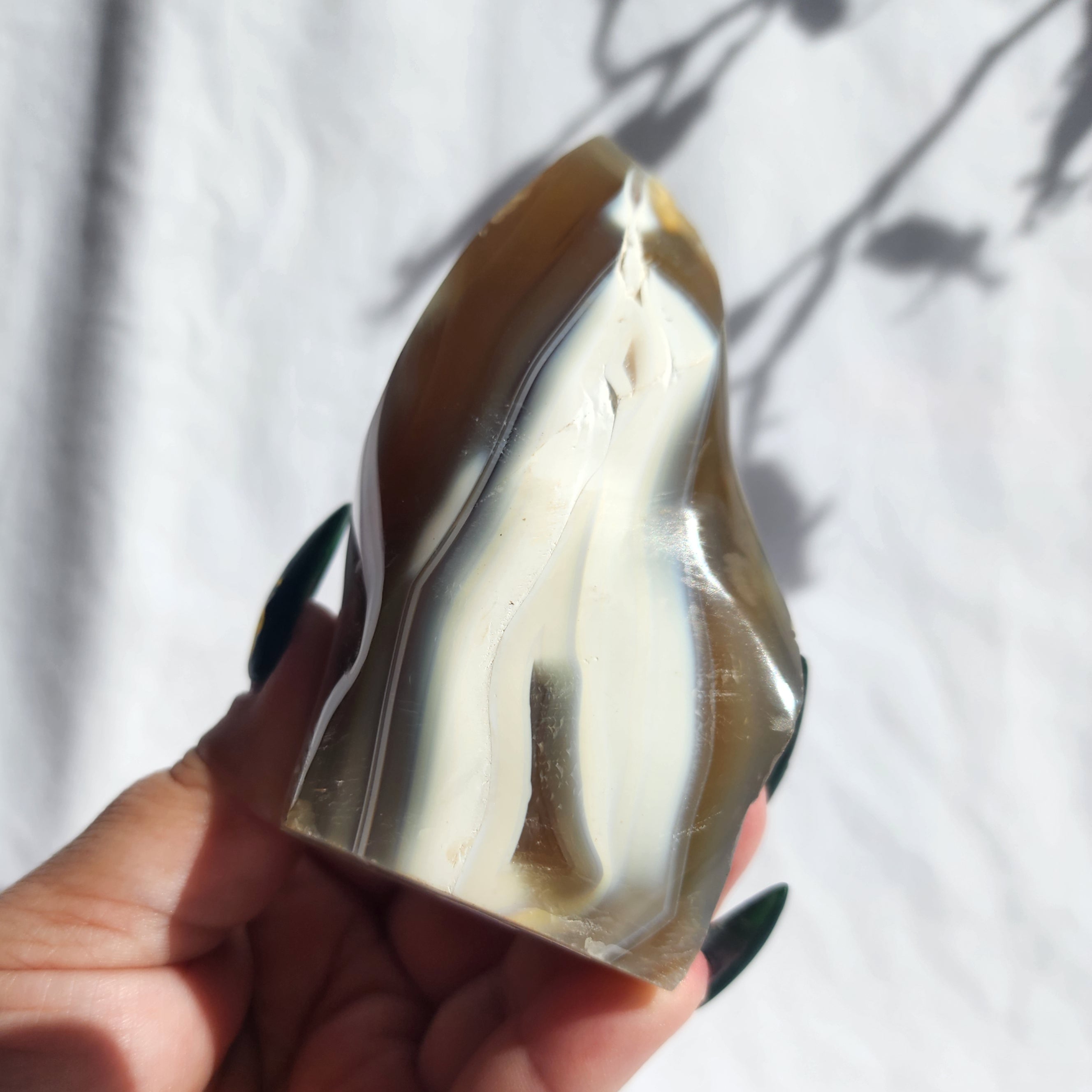 Orca Agate Flame