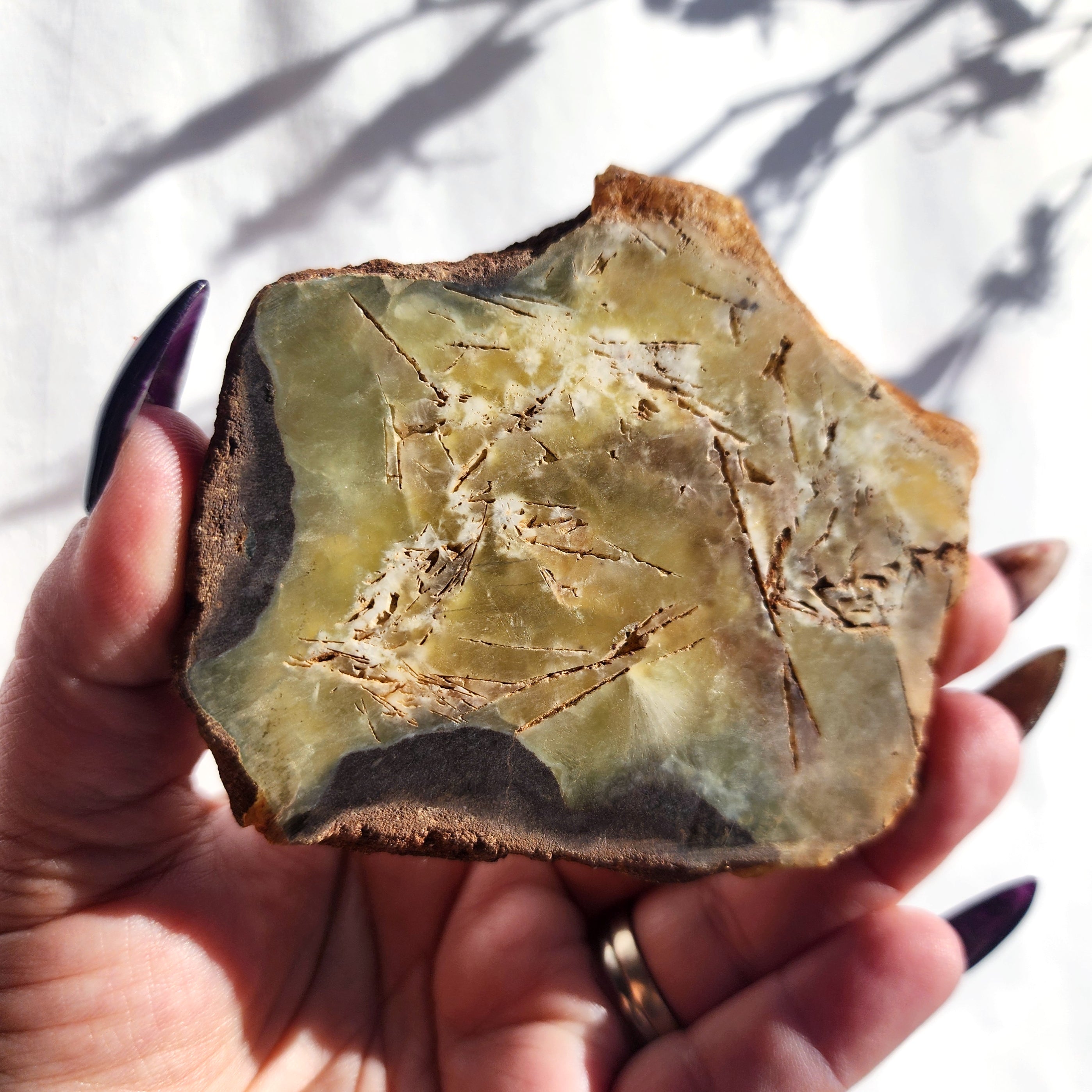 Prehnite Slab