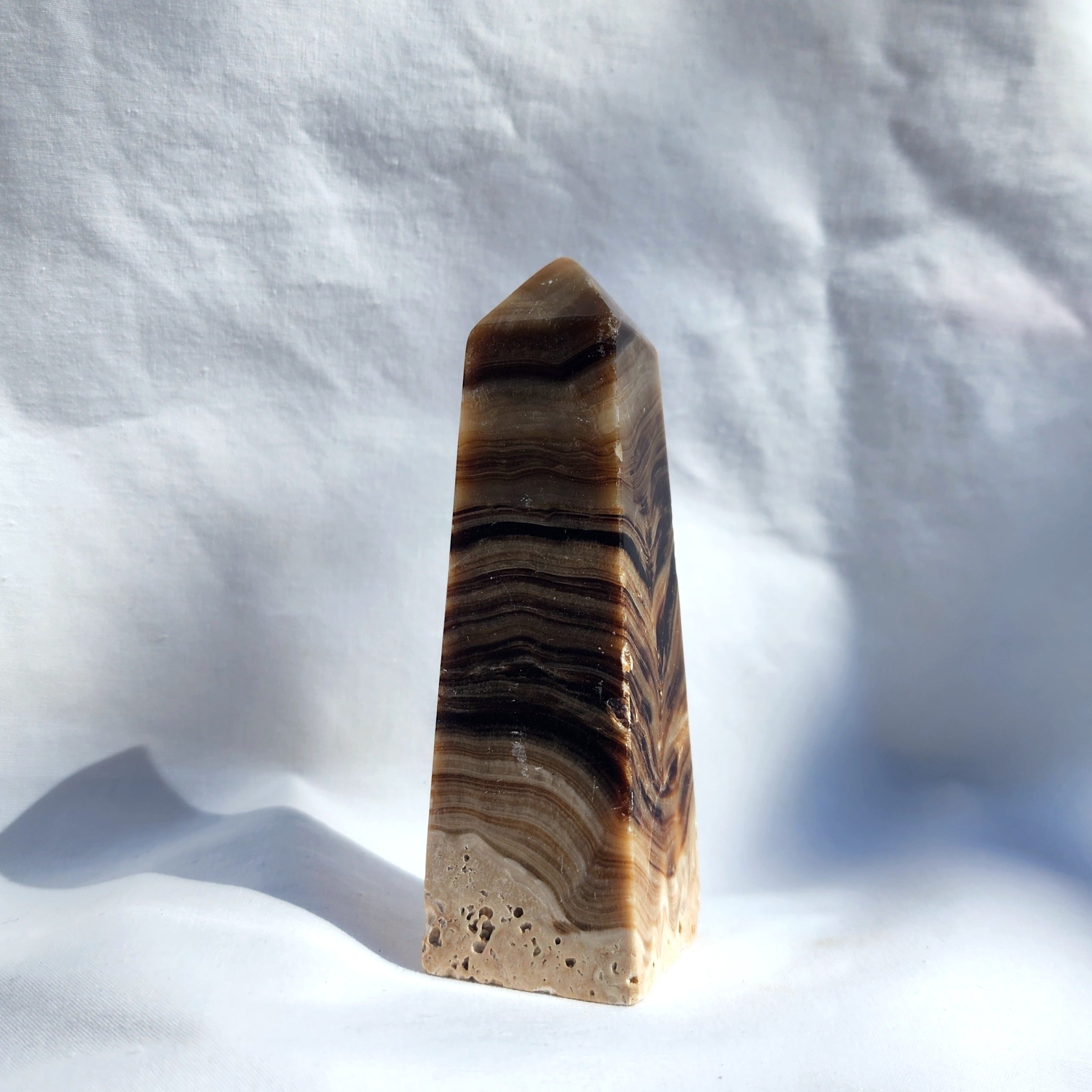 Chocolate Calcite aka Brown Aragonite Point