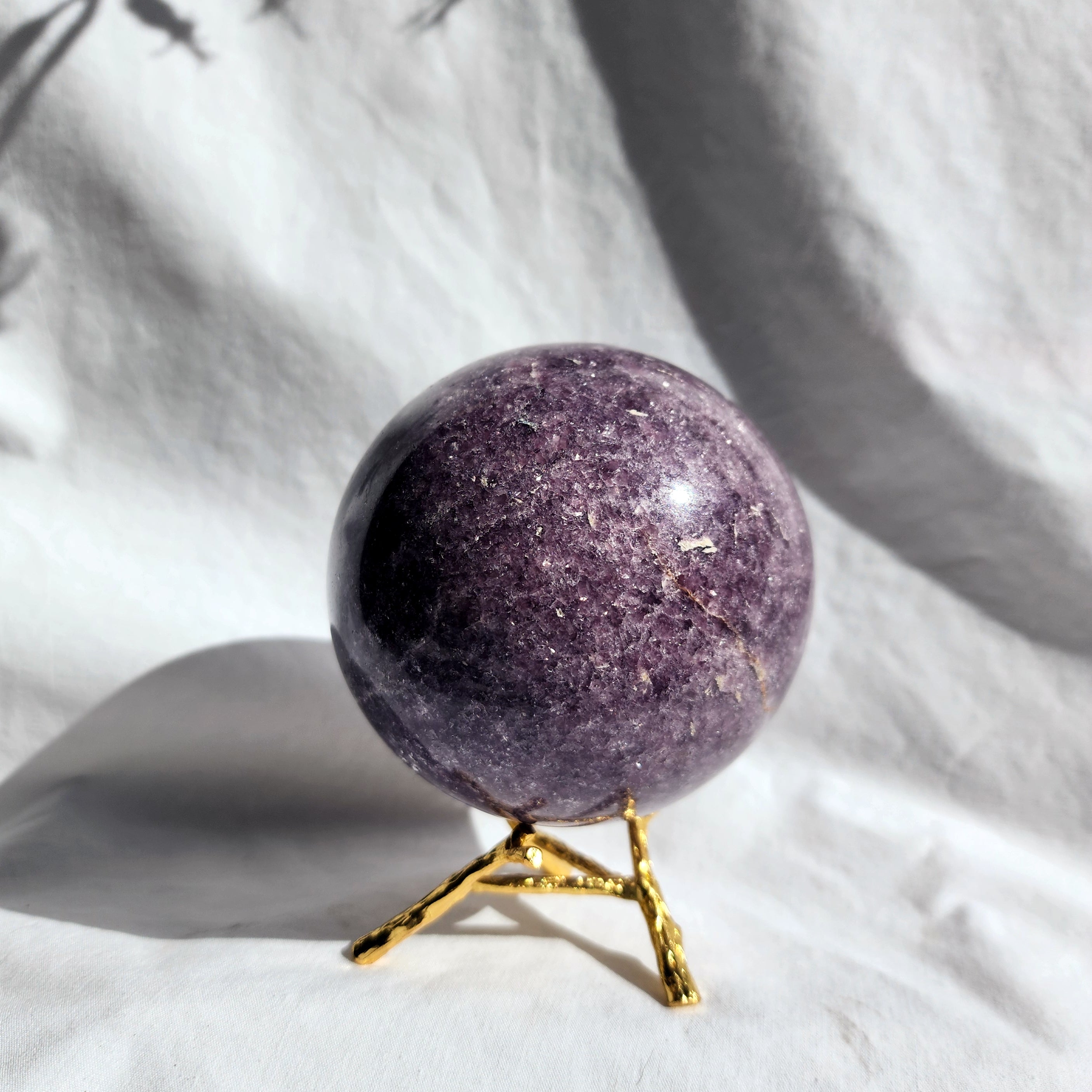 Lepidolite Sphere